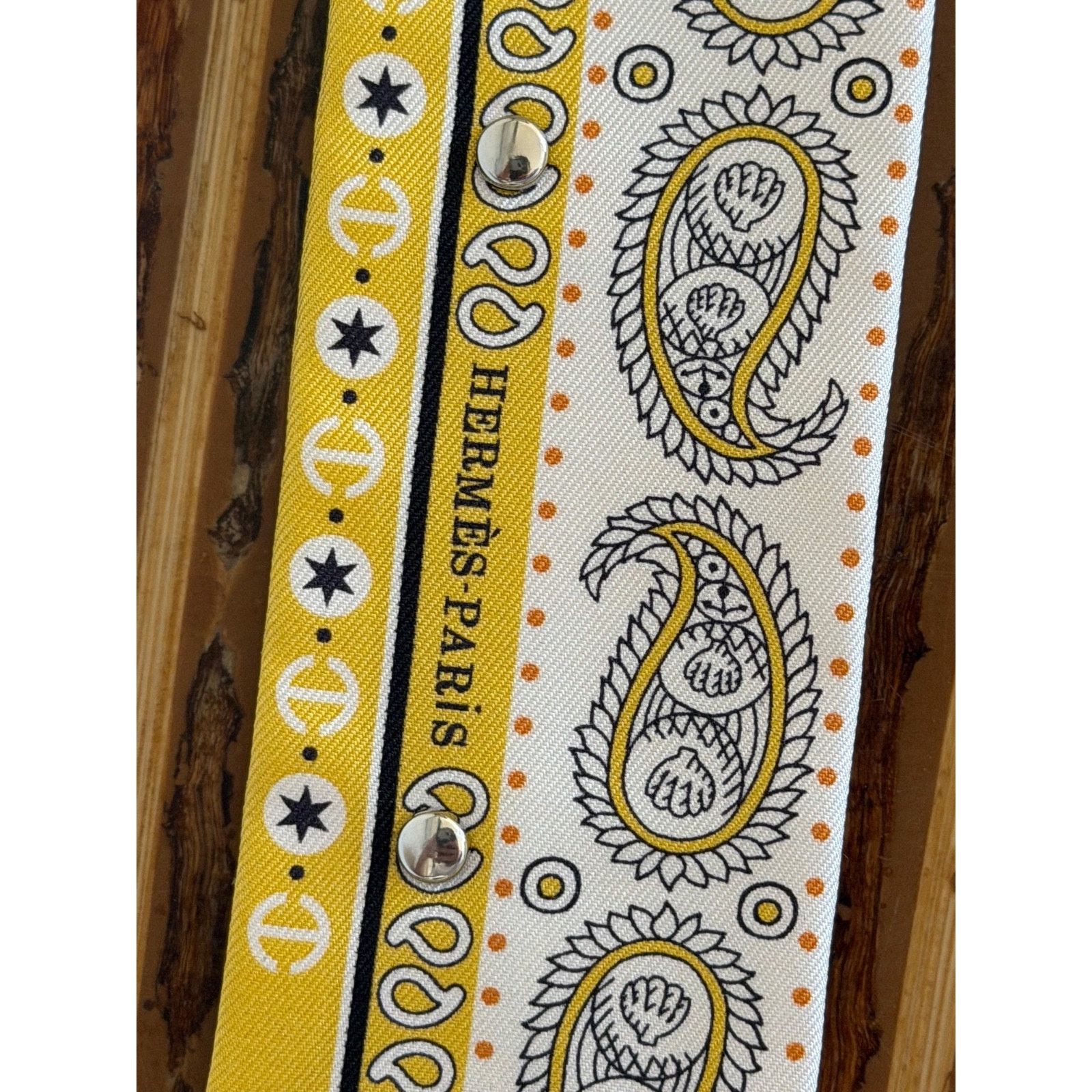 Hermes Hermes Scarf Twilly Tatouages Marins Bandana Studded Silk Size ONE SIZE - 16 Thumbnail