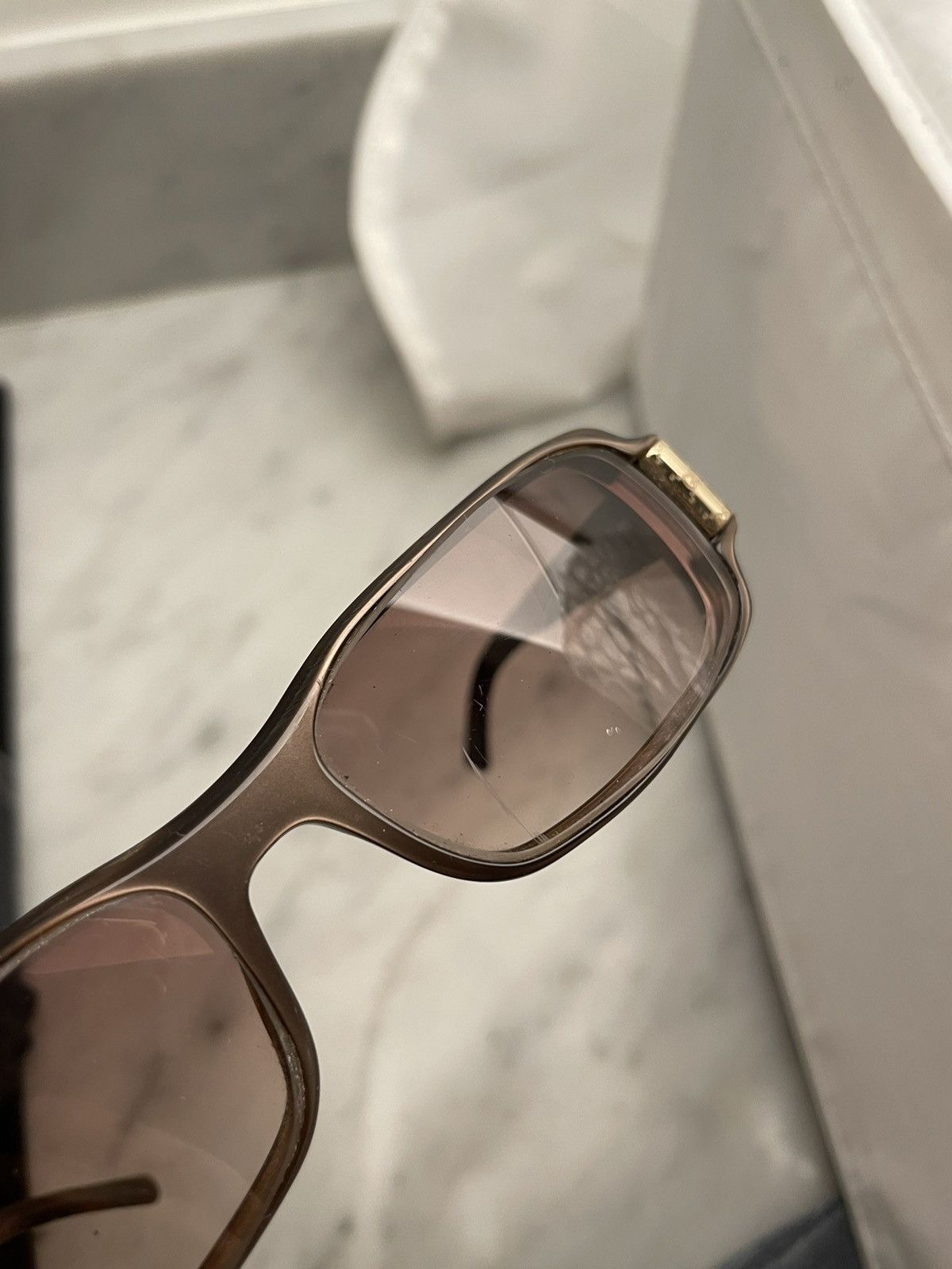 Gucci Gucci gg2548 monogram glasses with dark lenses Size ONE SIZE - 8 Thumbnail