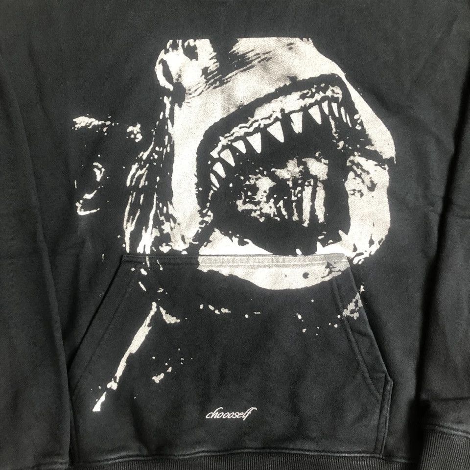 Japanese Brand × Vintage The Wild Shark Printed Hoodie Size US L / EU 52-54 / 3 - 3 Thumbnail