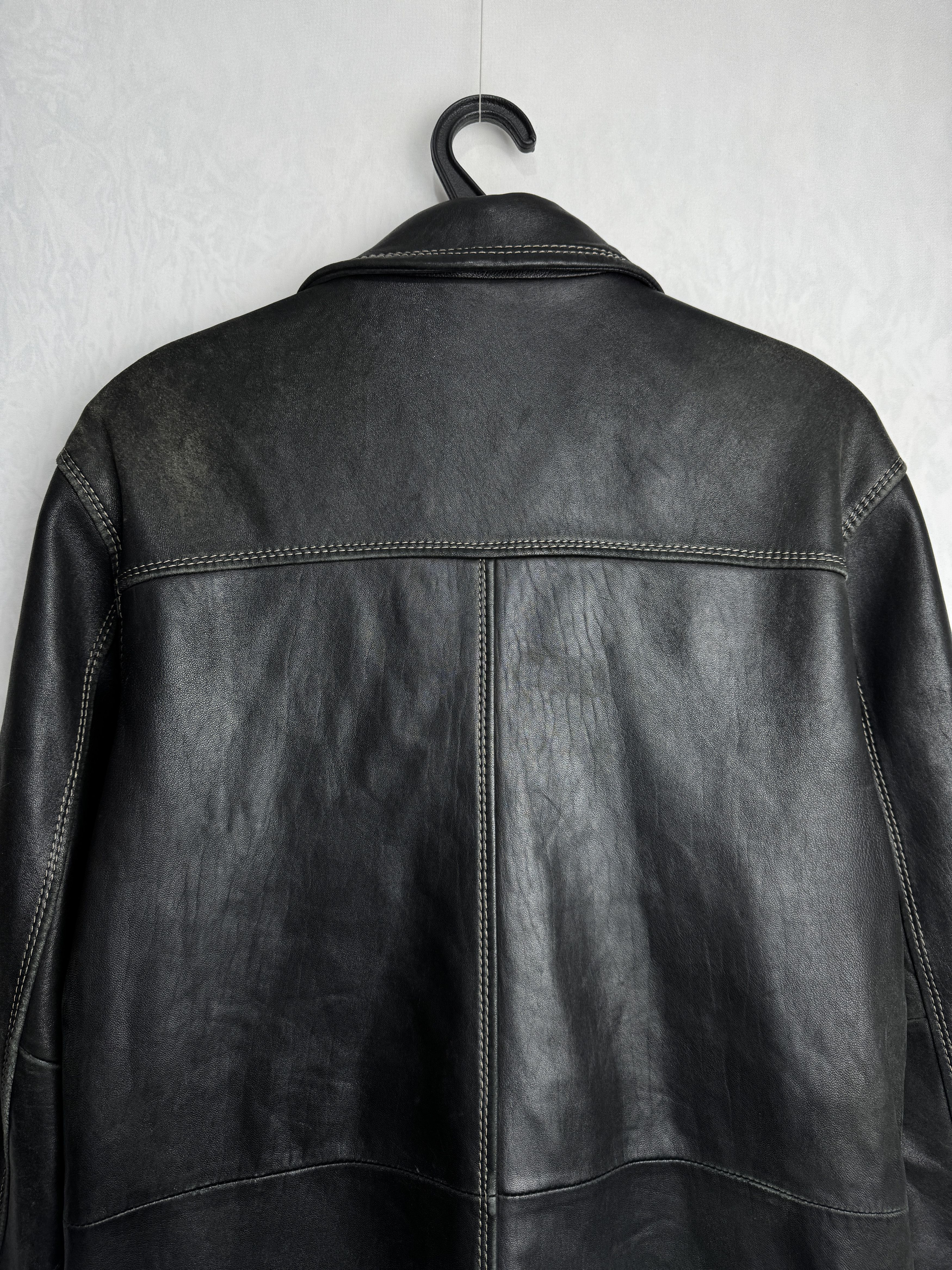Genuine Leather WARREN & PARKER men’s leather zipped jacket Size US M / EU 48-50 / 2 - 9 Thumbnail