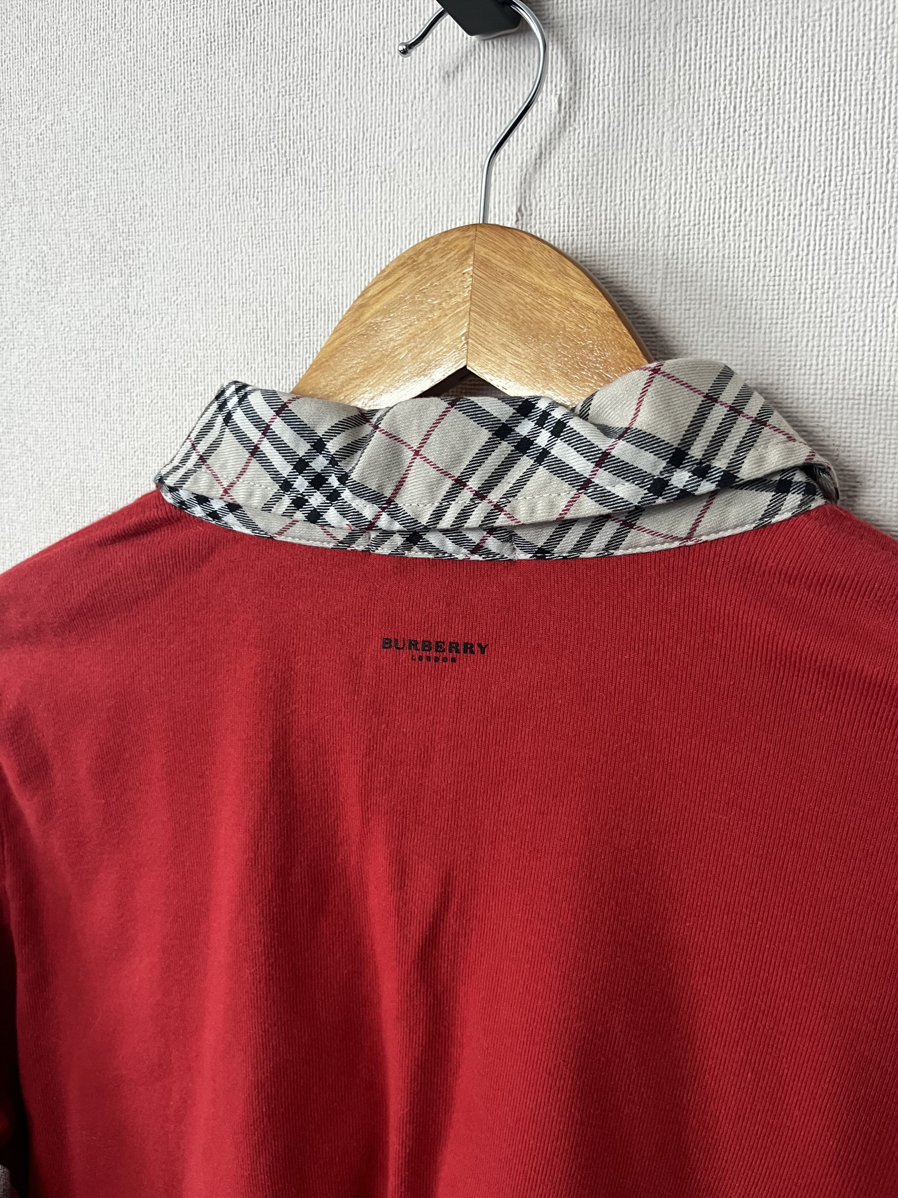 Burberry Burberry Nova Check Collared Polo Shirt Long Sleeve Size L / US 10 / IT 46 - 6 Thumbnail