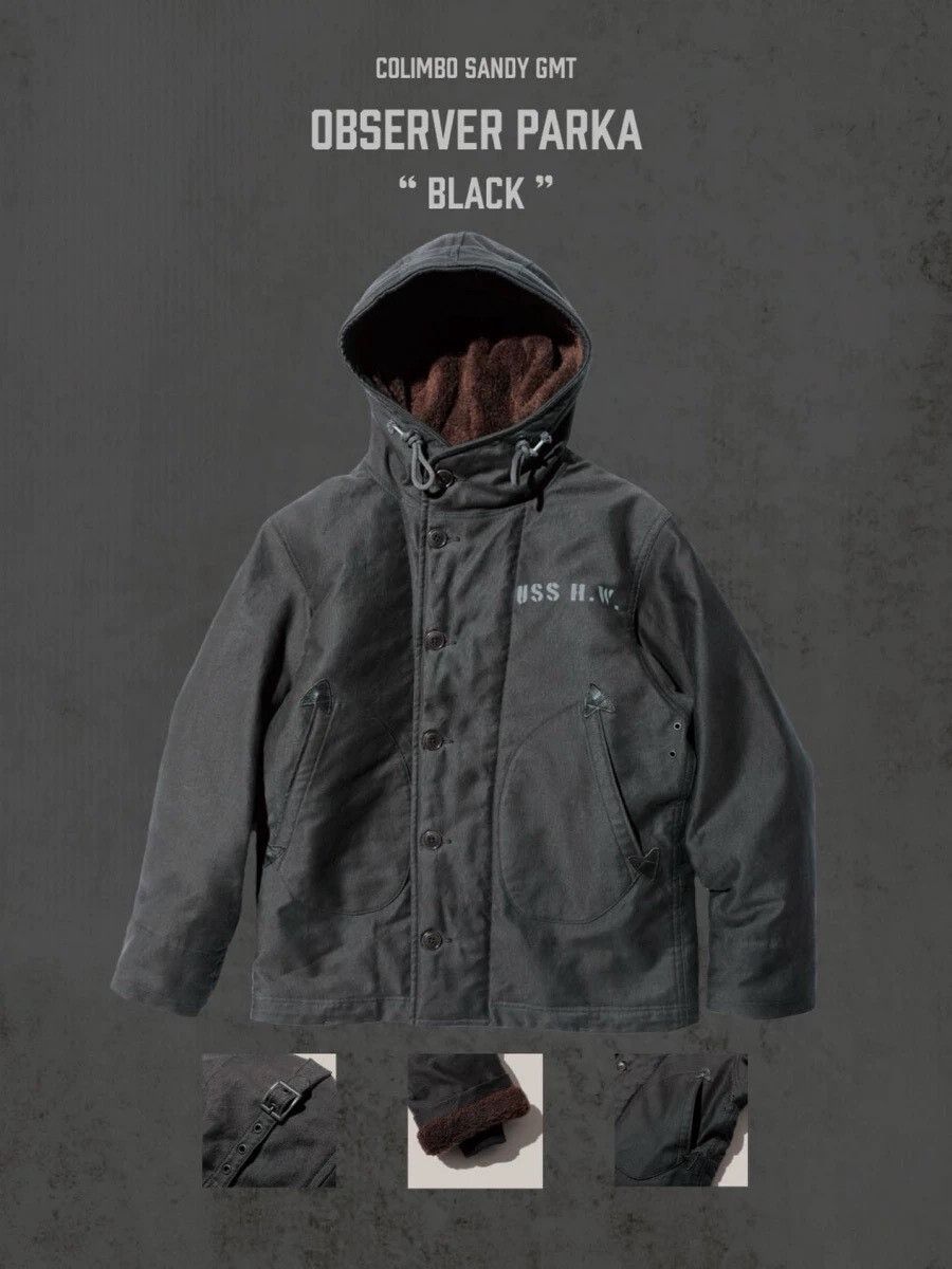 COLIMBO COLIMBO N1 Observer Alpaca Wool Military Parka Size US XXS / EU 40 - 1 Thumbnail