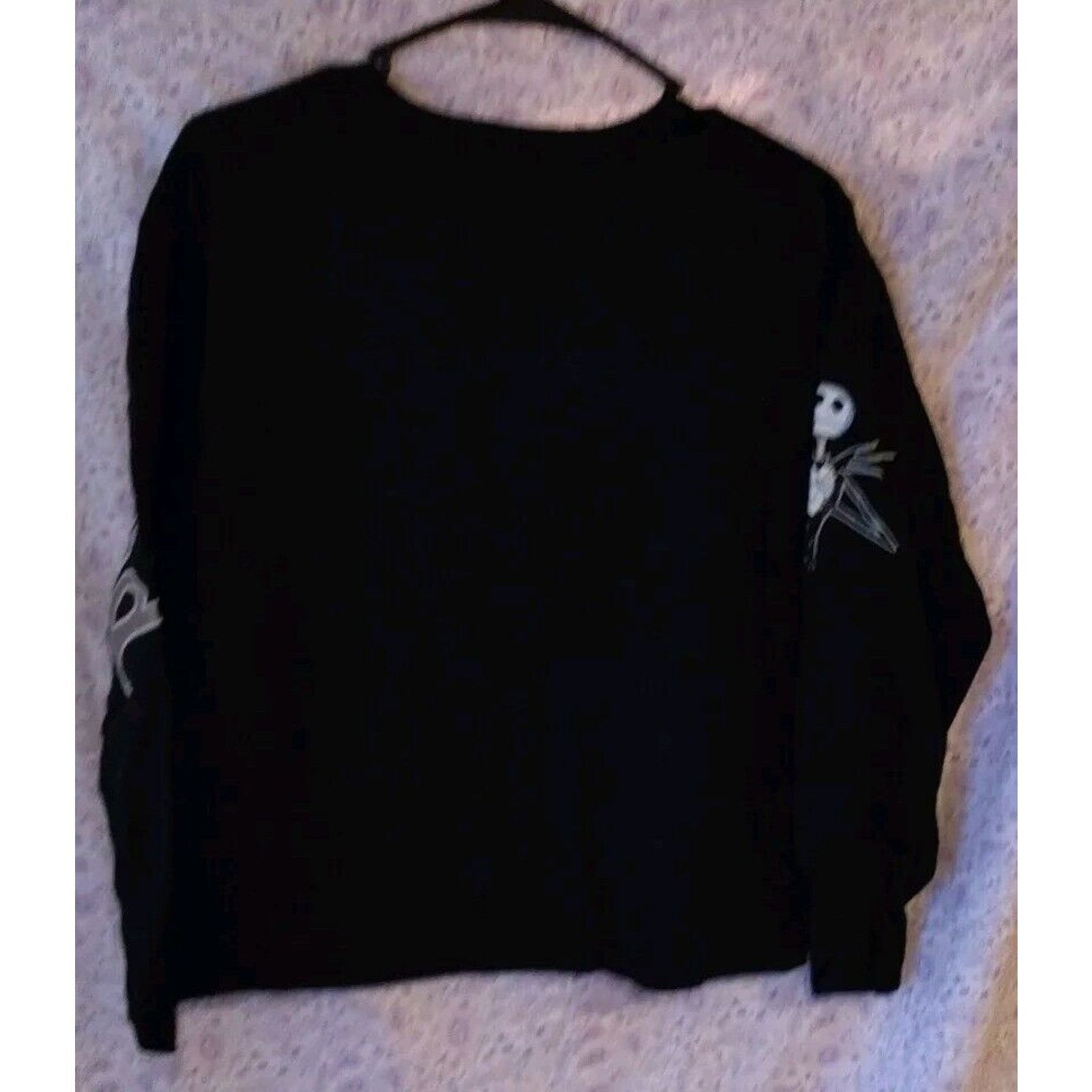 Disney Disney Nightmare Before Christmas Applique Women XS Crop, Size XS / US 0-2 / IT 36-38 - 3 Thumbnail