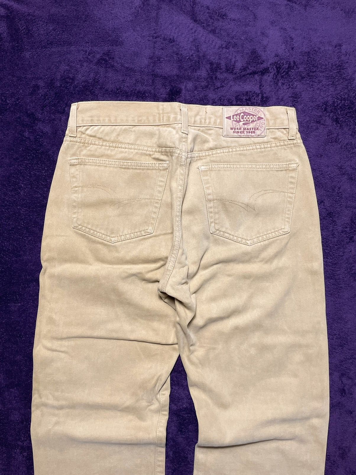 Lee × Vintage Vintage LeeCooper denim jeans in beige y2k style Size US 31 - 4 Thumbnail