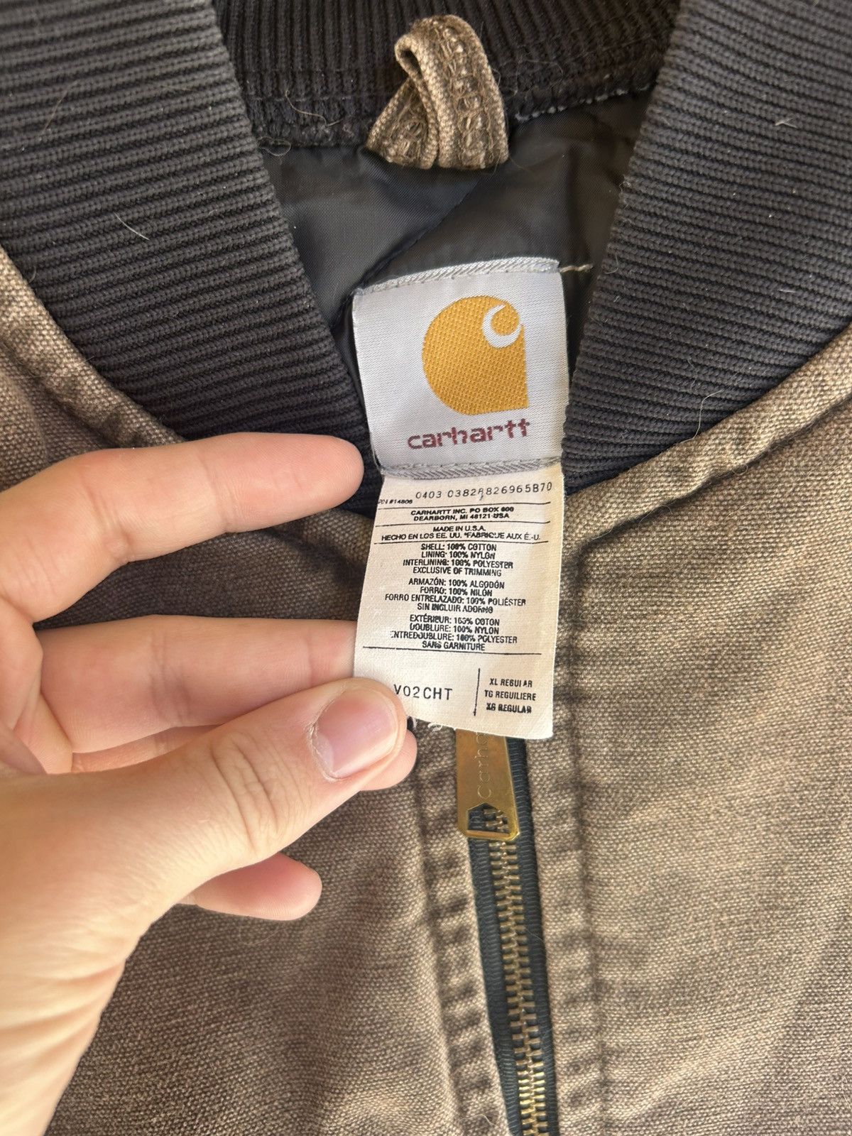 Carhartt × Vintage Vintage Carhartt Men's Sleeveless Vest Brown Cotton Size XL Size US XL / EU 56 / 4 - 2 Thumbnail