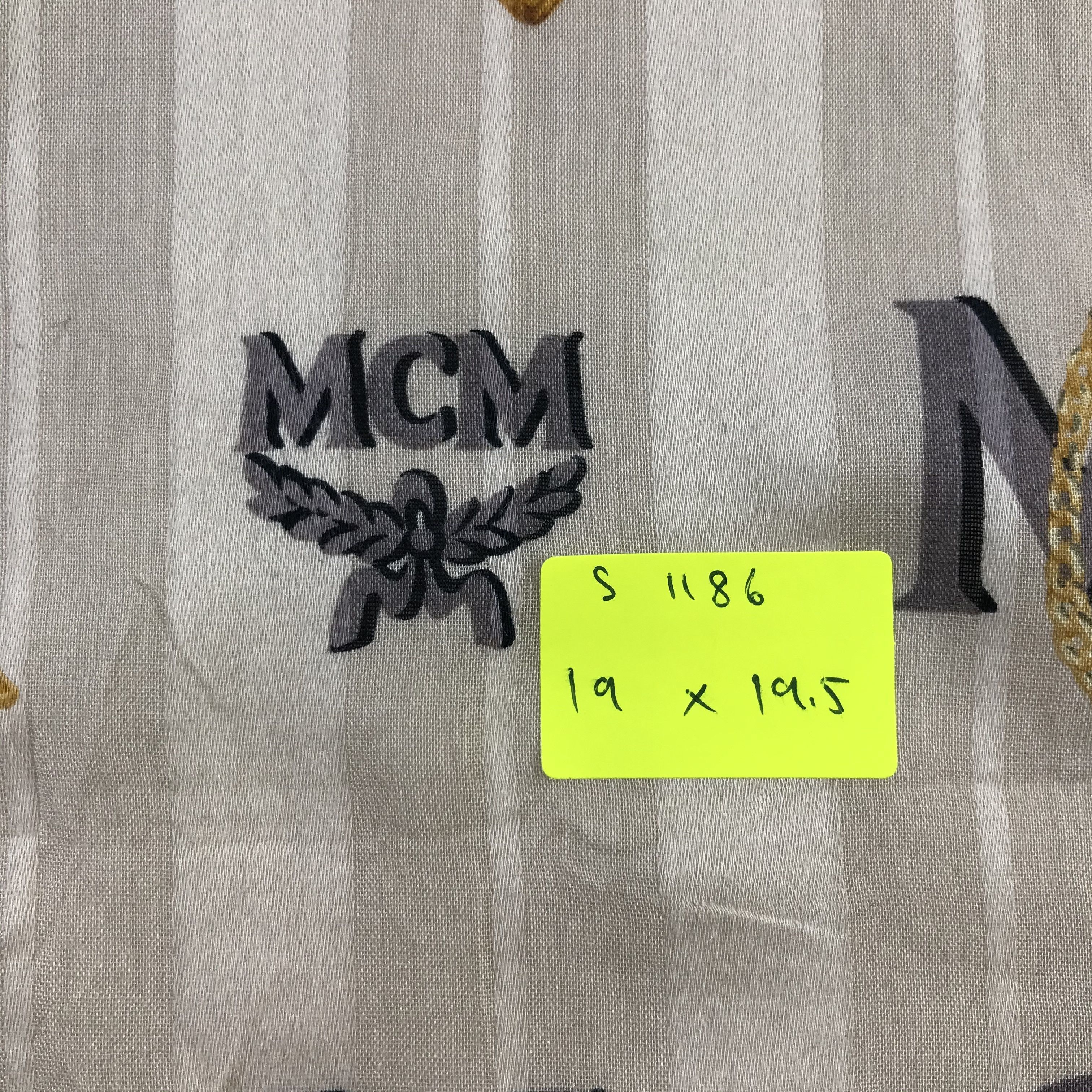 MCM × Vintage MCM Bandana / Handkerchief / Neckerchief - S1186 Size ONE SIZE - 5 Thumbnail