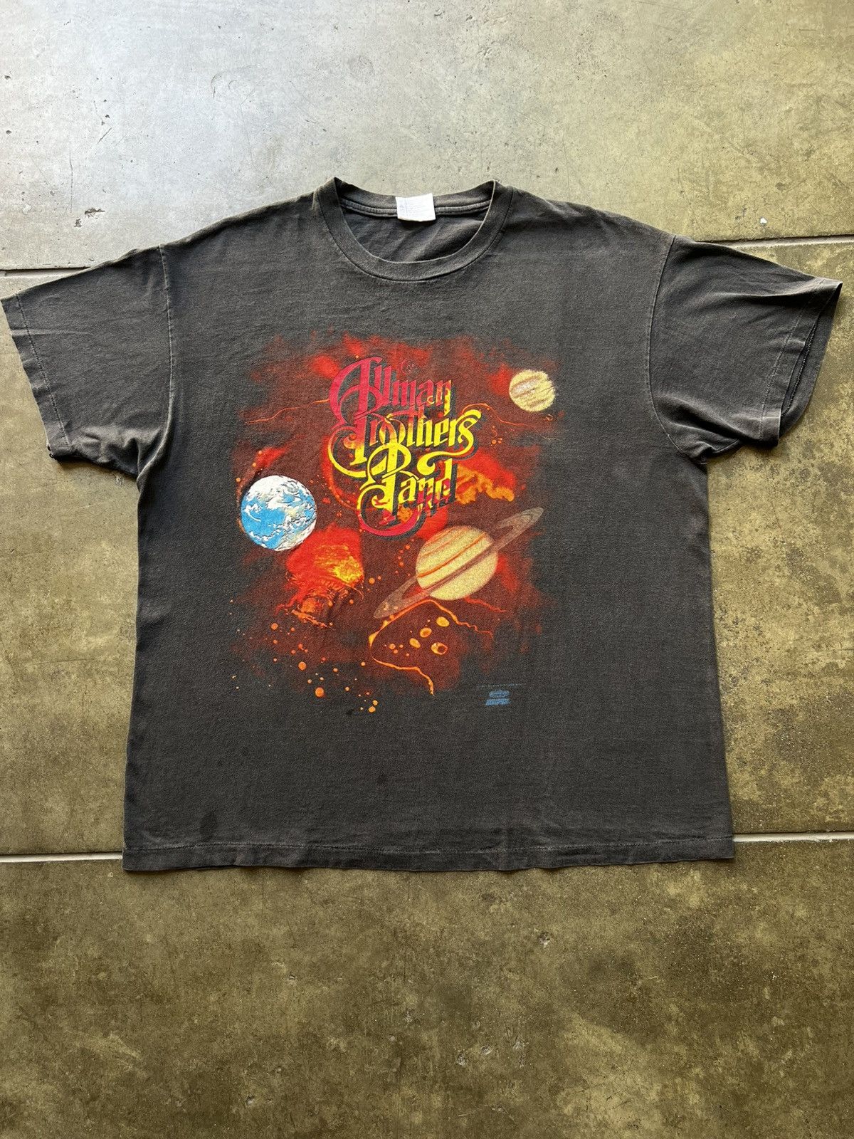 Vintage 1991 Allman Brothers Band Shades Of Two Worlds Tee Shirt Size US XL / EU 56 / 4 - 1 Thumbnail