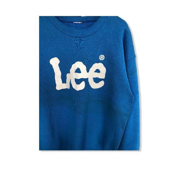 Lee × Vintage Vintage Lee Spell Out Sweatshirt Size US M / EU 48-50 / 2 - 2 Thumbnail