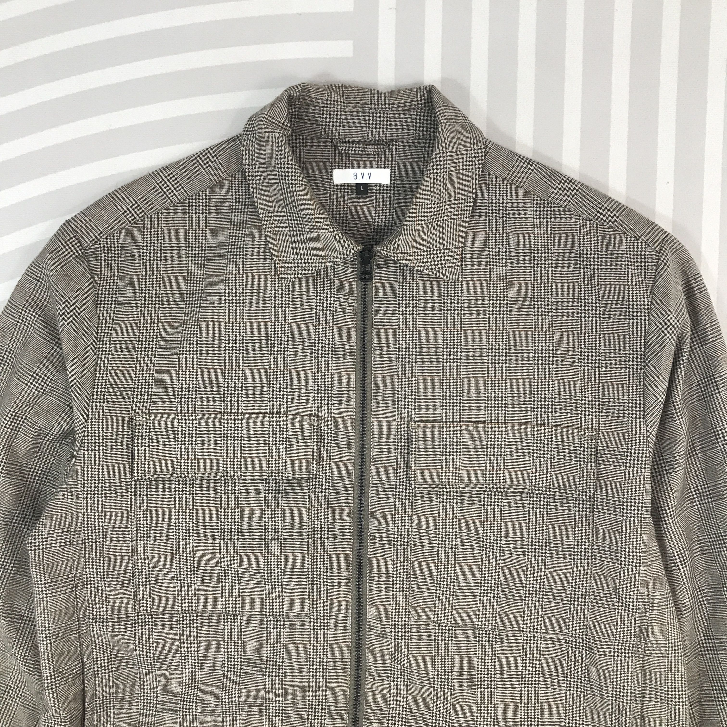 Japanese Brand Vintage A.V.V Japanese Tartan Skull Design Jacket Size US L / EU 52-54 / 3 - 3 Thumbnail