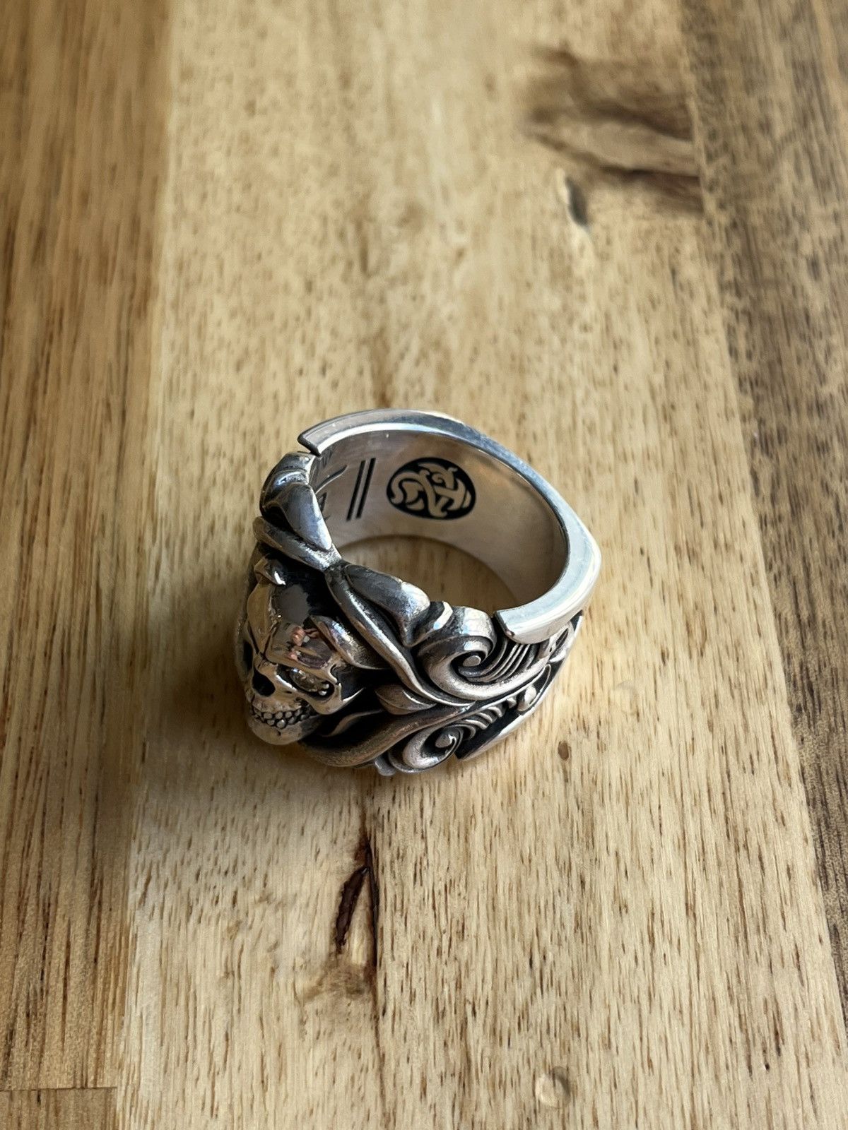 Other Night Rider Moissanite Sterling Silver Ring Size ONE SIZE - 6 Thumbnail