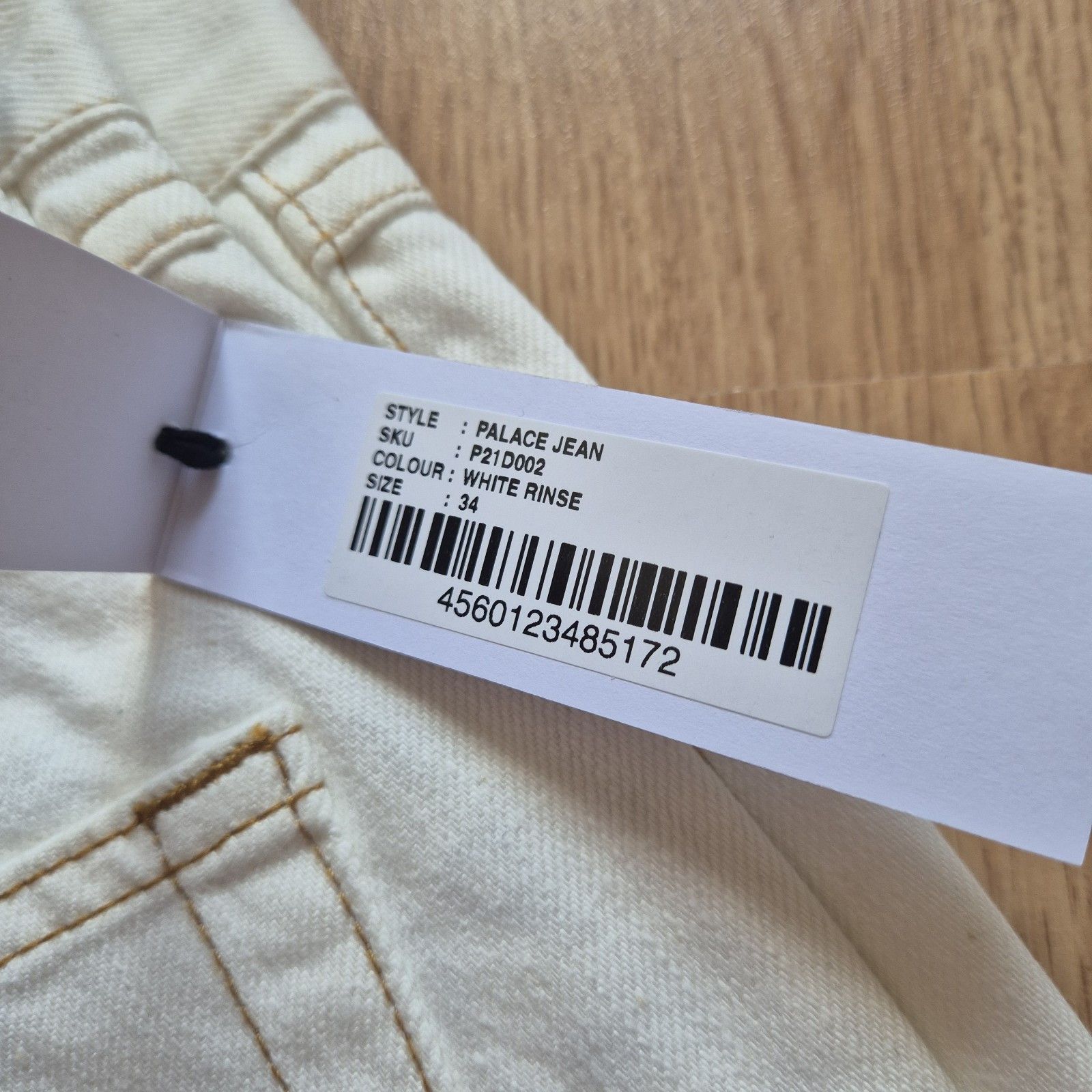 Palace Palace Jean 34 White Rinse Brand New With Tags FW21 Size US 34 / EU 50 - 6 Thumbnail