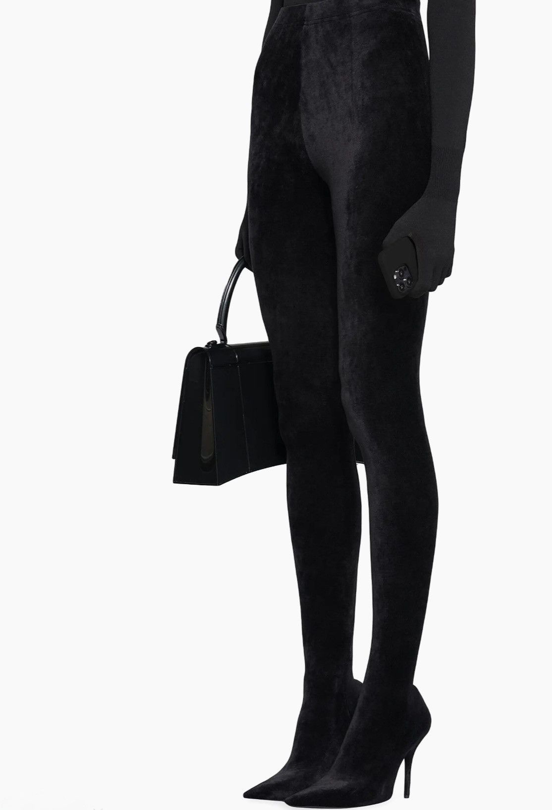 Balenciaga Balenciaga Black Women's Leggings Size US 7.5 / IT 37.5 - 1 Thumbnail