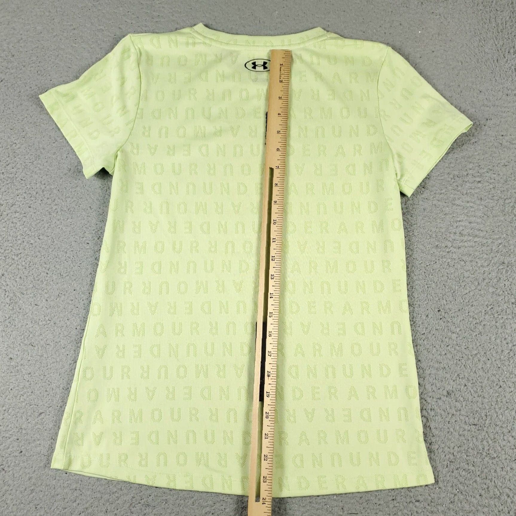 Under Armour Under Armour T Shirt Womens Small Yellow Active Short Sleeve Ladies Size S / US 4 / IT 40 - 4 Thumbnail