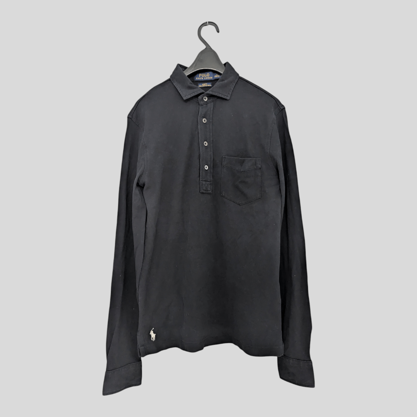 Polo Ralph Lauren × Ralph Lauren Long sleeve polo Ralph Lauren black Size US S / EU 44-46 / 1 - 1 Thumbnail