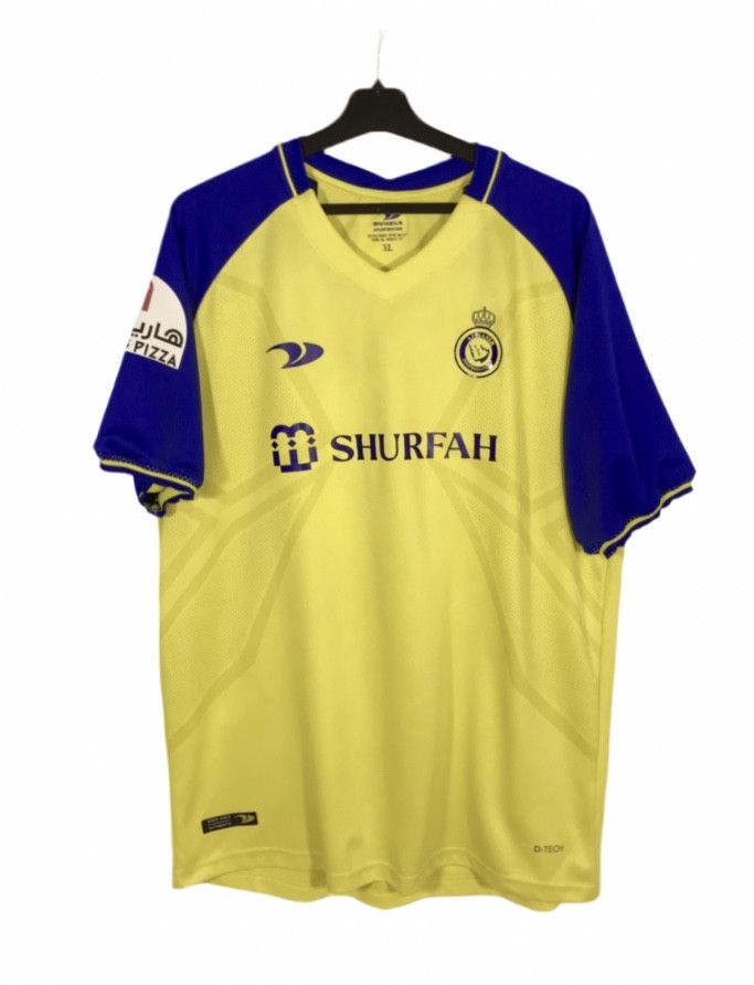 Adidas #7 Ronaldo Al Nassr 2022/2023 Home Soccer Jersey Shirt Size US XL / EU 56 / 4 - 1 Thumbnail