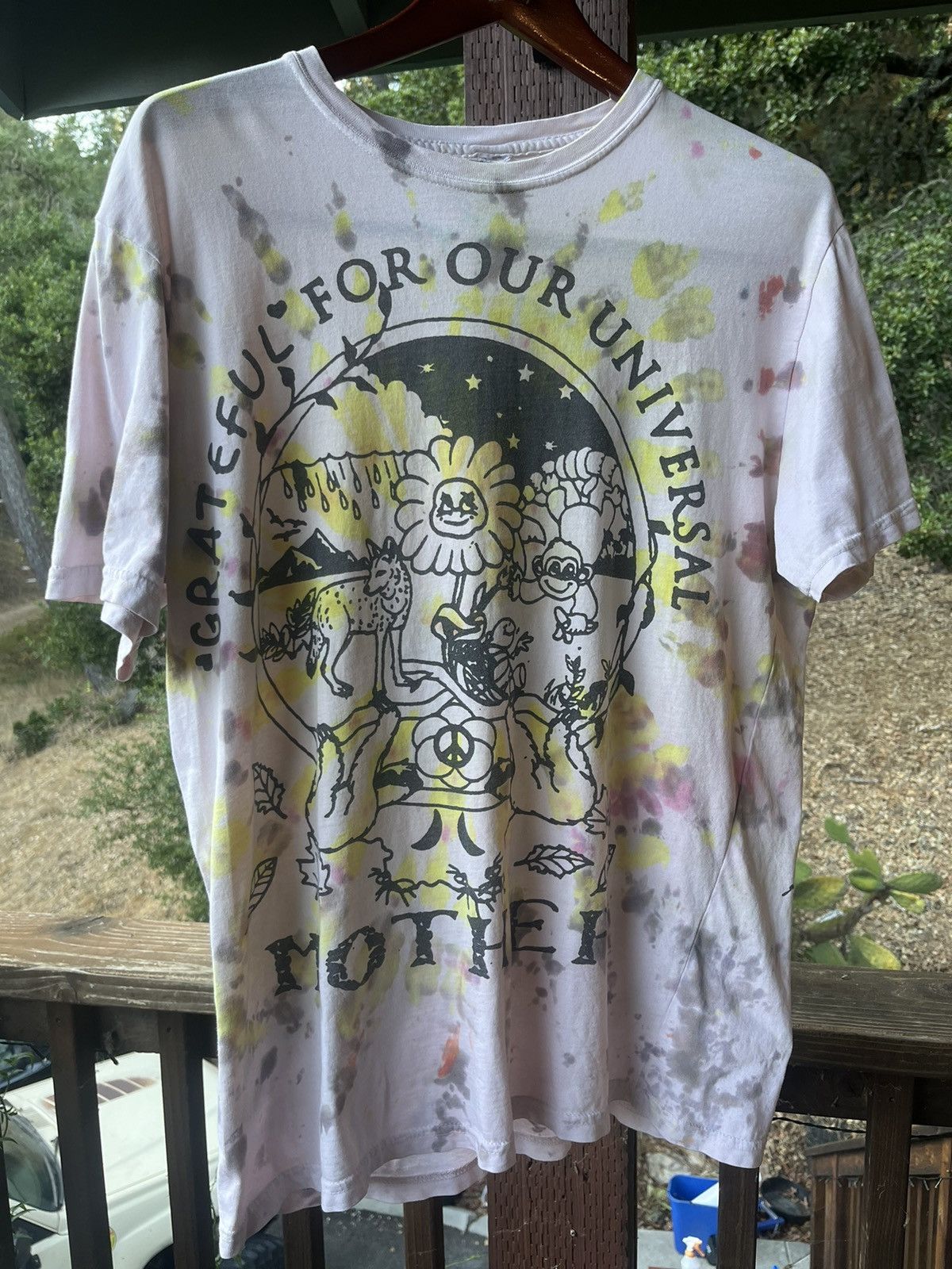 Online Ceramics OG Online Ceramics shirt “Grateful For Our Universal Mother” Size US M / EU 48-50 / 2 - 1 Thumbnail