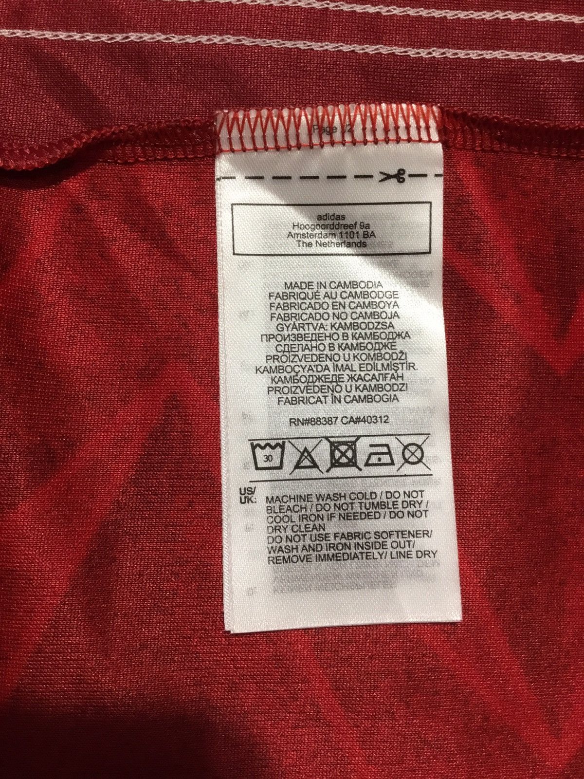 Adidas Tierney #3 Arsenal 2019/20 Home Shirt Adidas Size XL Size US XL / EU 56 / 4 - 11 Thumbnail