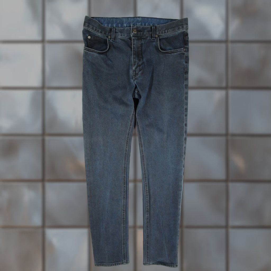 Helmut Lang Helmut Lang Jeans Mens 30 Blue Skinny Fit Stretch Denim 5-Pocket USA E02HM201 Size US 30 / EU 46 - 1 Thumbnail
