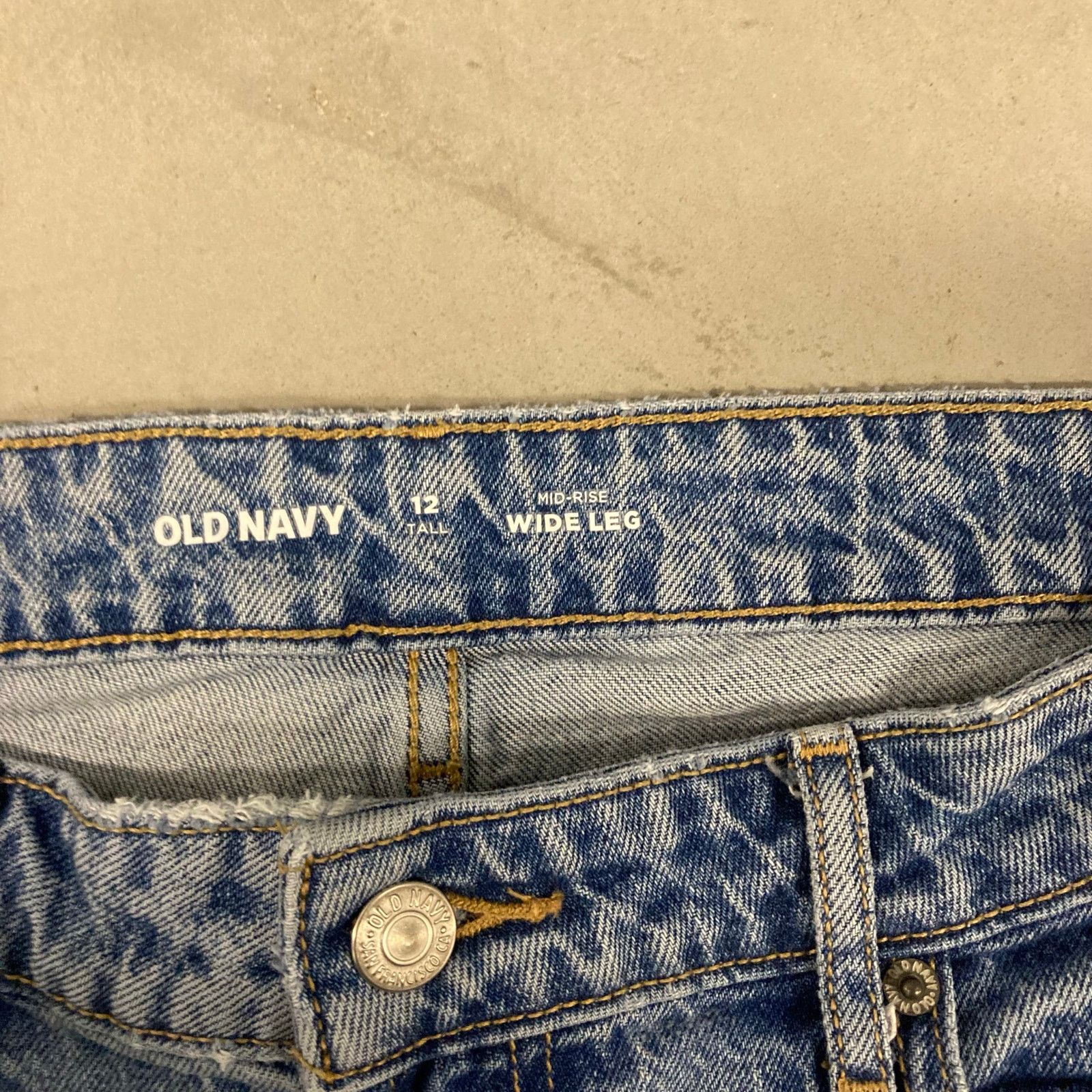 Old Navy × Vintage Baggy Y2K old navy Jeans 34x33 Size US 34 / EU 50 - 5 Thumbnail