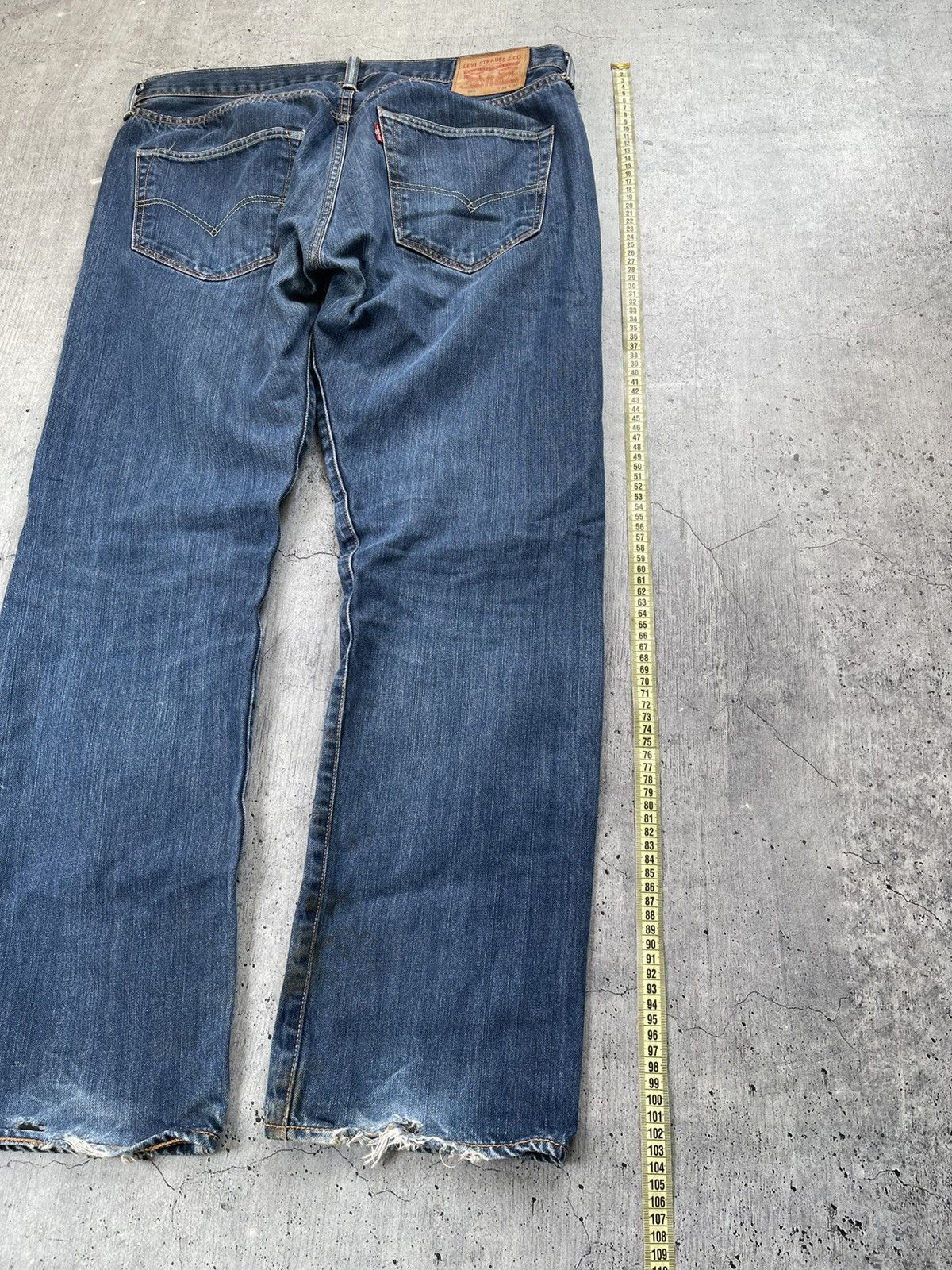 Jean × Levi's × Vintage Jeans LEVIS 501 Vintage Wash Blue Denim 90s Size US 36 / EU 52 - 5 Thumbnail