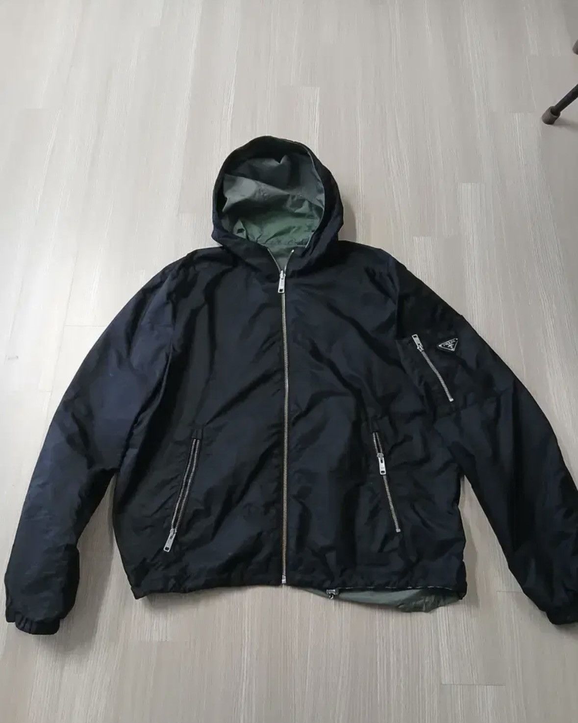 Prada ZipUp Hood Jacket Size US M / EU 48-50 / 2 - 1 Thumbnail