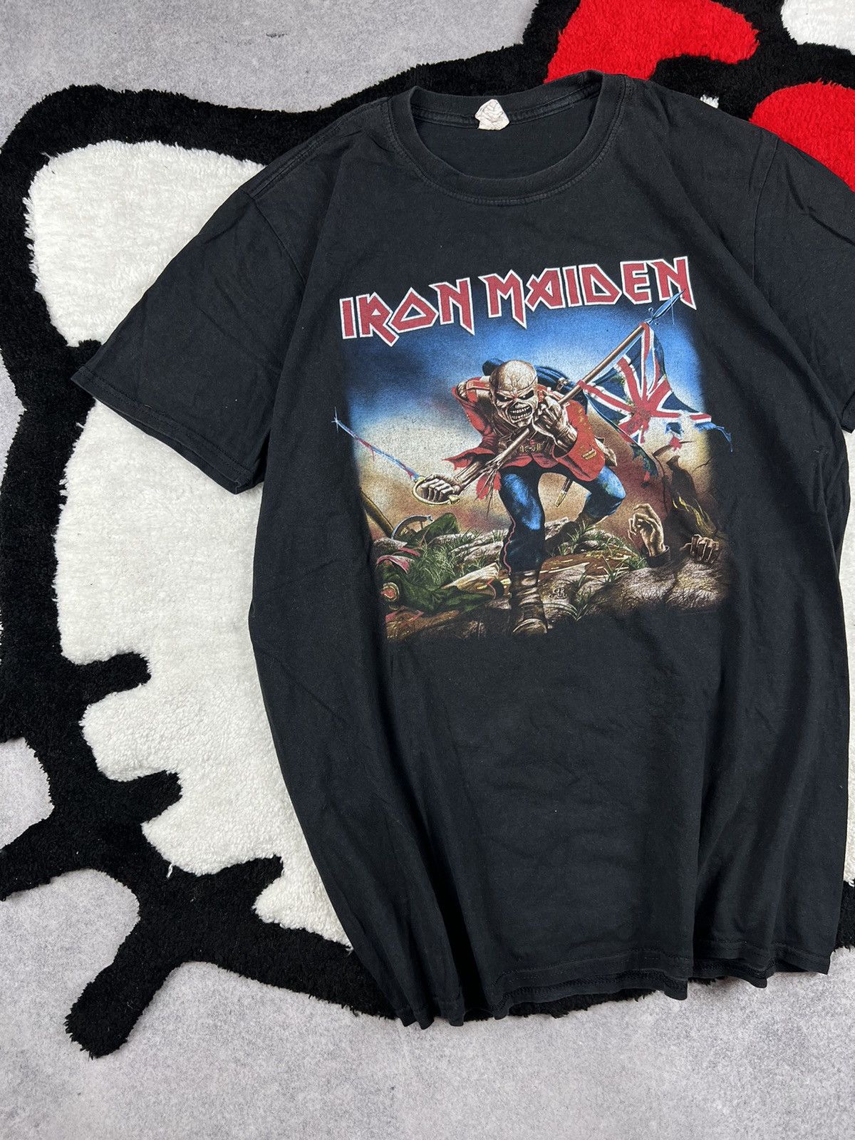 Band Tees Vintage Iron Maiden The Trooper Y2K Band Rock Tee Shirt Size US L / EU 52-54 / 3 - 2 Thumbnail