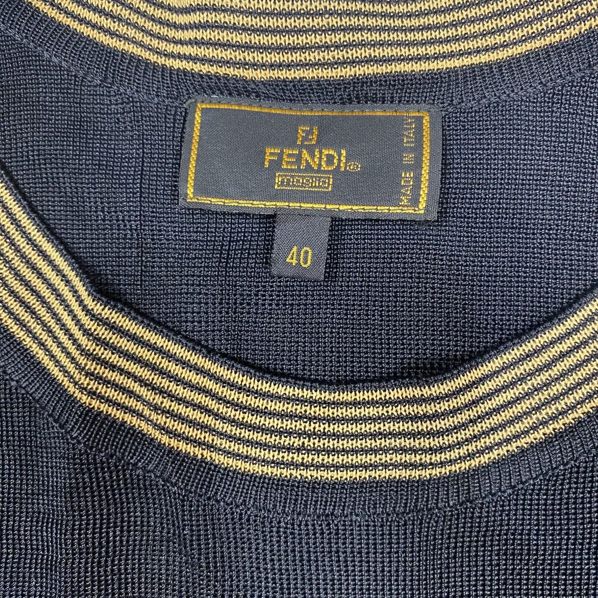 Fendi Fendi Logo Knitwear Vests Size US S / EU 44-46 / 1 - 5 Thumbnail