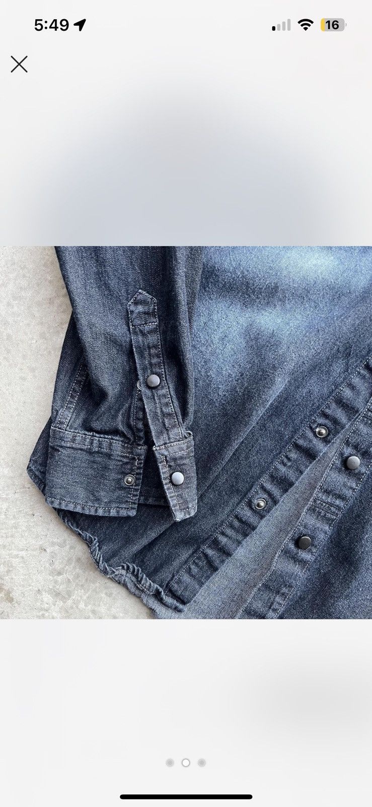 Other vintage denim button up Size US M / EU 48-50 / 2 - 3 Thumbnail