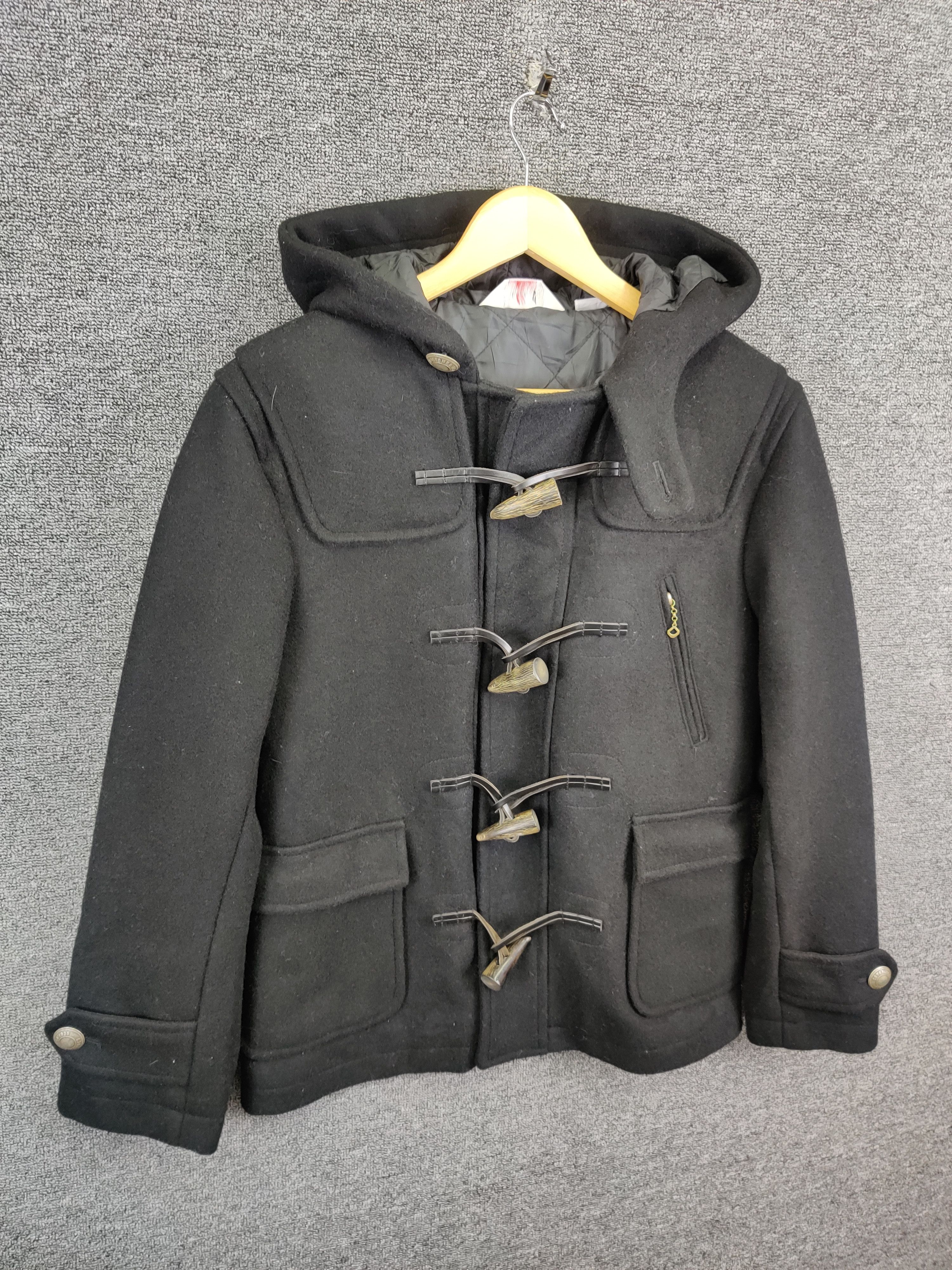 Ben Davis Vintage Ben Davis Wool Duffle Hooded Coat Size US M / EU 48-50 / 2 - 5 Thumbnail