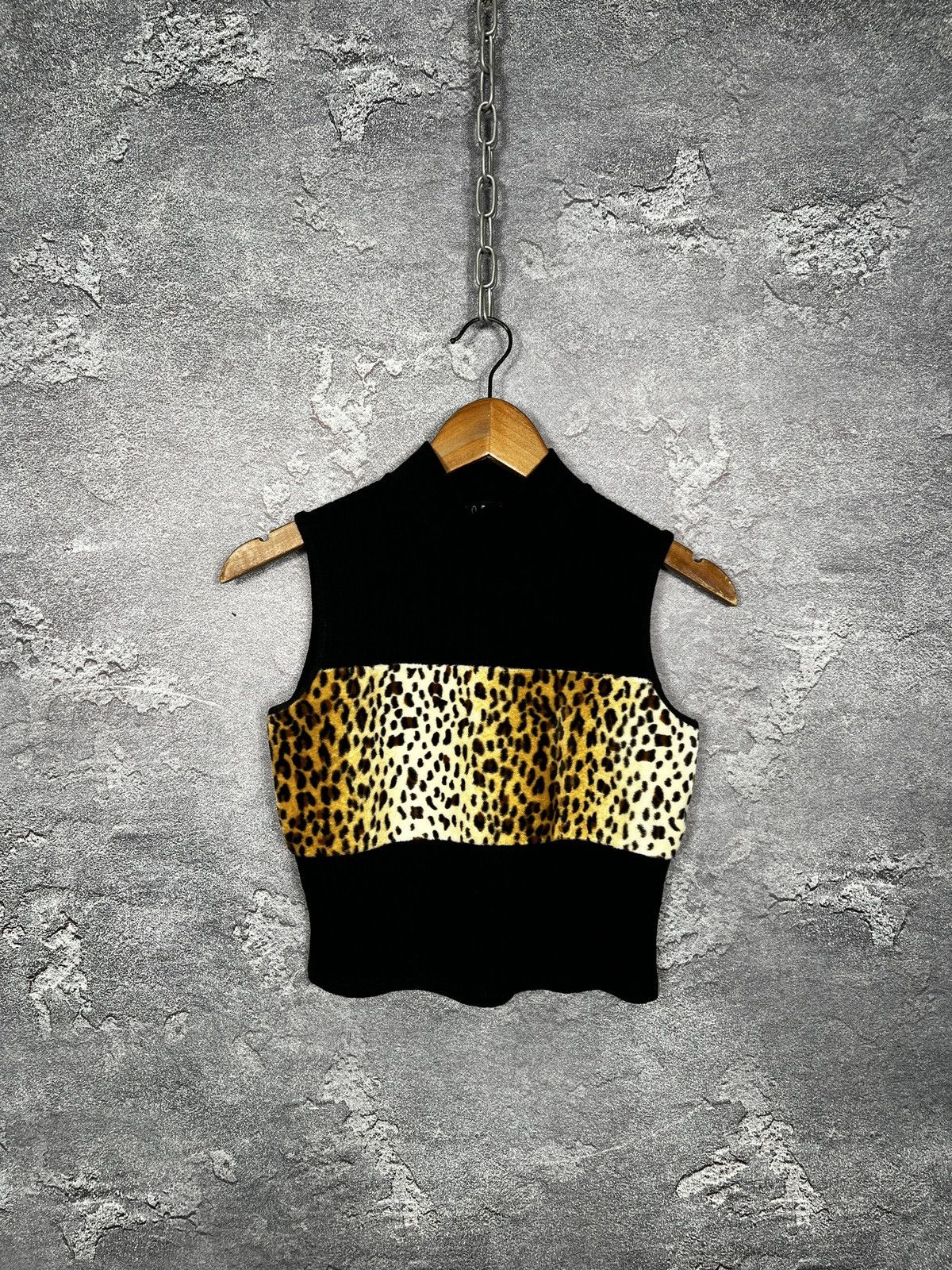Morgan De Toi Vintage Y2K Morgan De Toi Leopard Print Vest Tank Top Size S Size S / US 4 / IT 40 - 1 Thumbnail