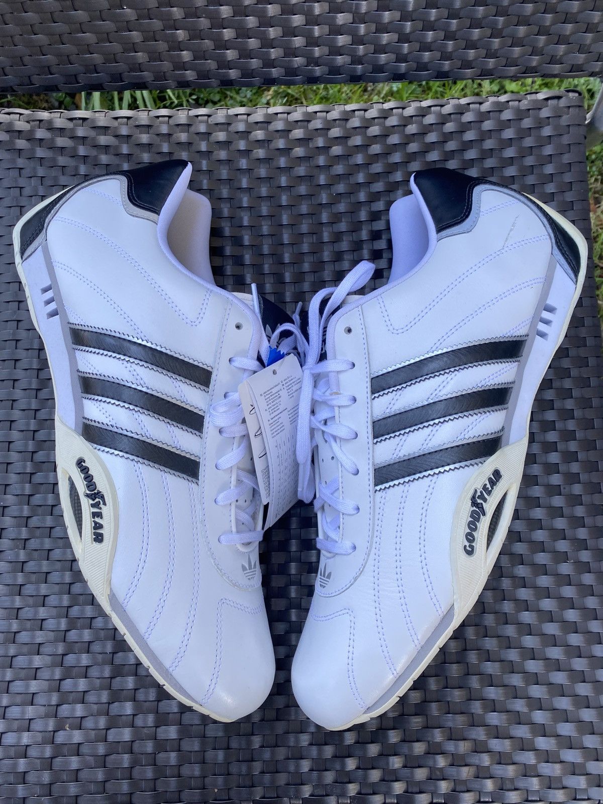 Adidas Adidas Goodyear Leather Sneakers Y2K Taekwondo New US 13 1/3 Size US 13 / EU 46 - 5 Thumbnail