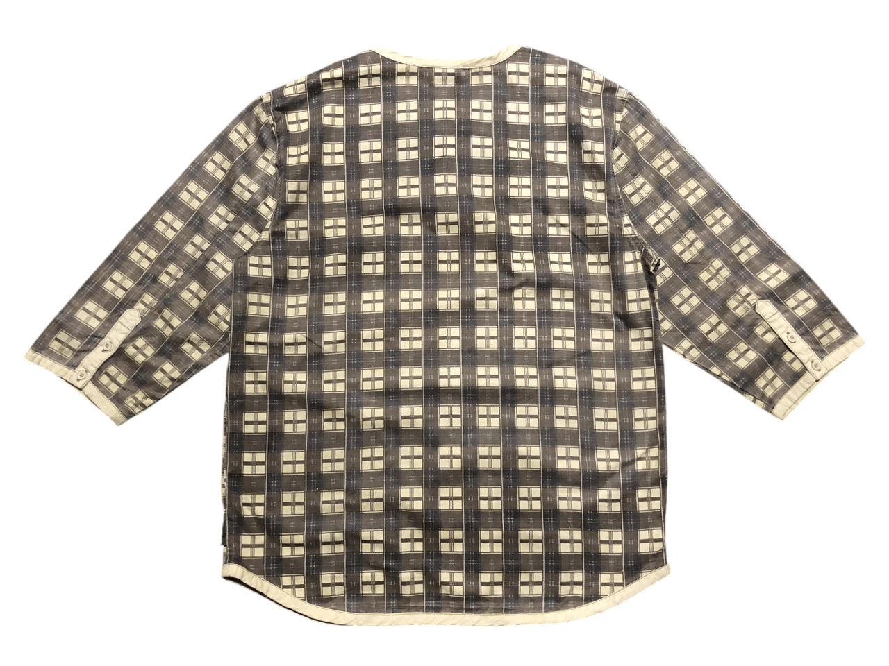 If Six Was Nine × Japanese Brand 2004 Flip The Script Checked Work Gear Shirt Jacket Size US L / EU 52-54 / 3 - 3 Thumbnail