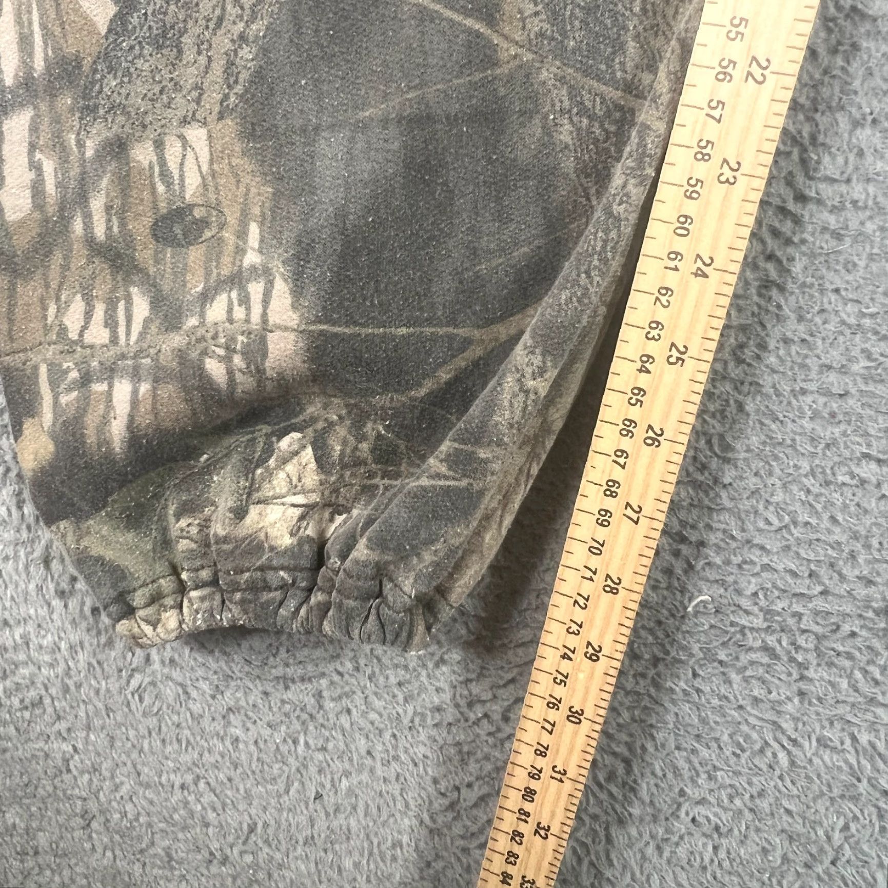 Vintage VINTAGE Mossy Oak Camo Classics Sweatpants Drawstring L Men's Green 34-38 Pockets Elastic Waist Outdoor Hunting 29" Inseam Size US 33 - 3 Thumbnail