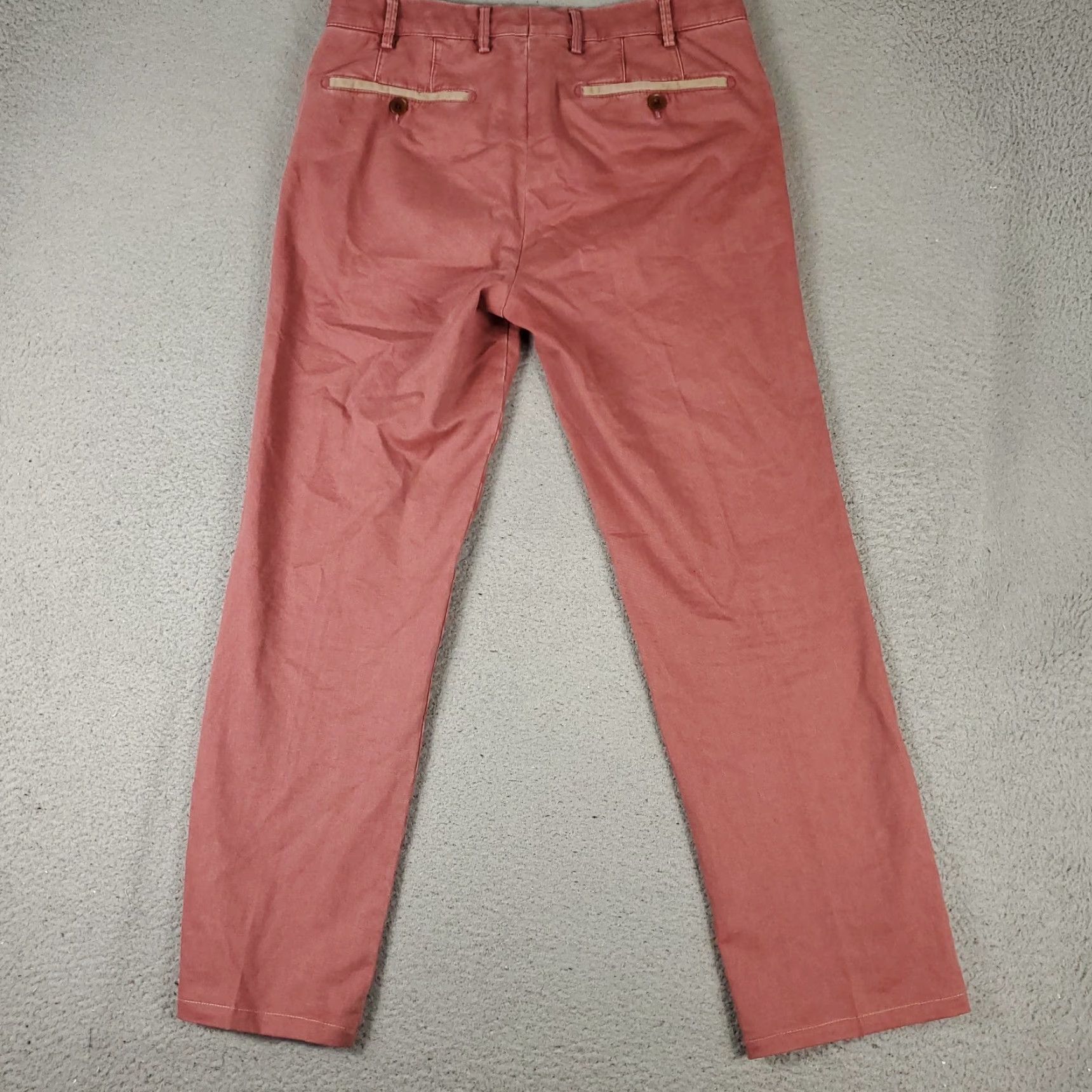 Vintage Meyer Pants Mens Size 31x29 Red Flat Front Casual Trousers Chino Size US 31 - 7 Thumbnail