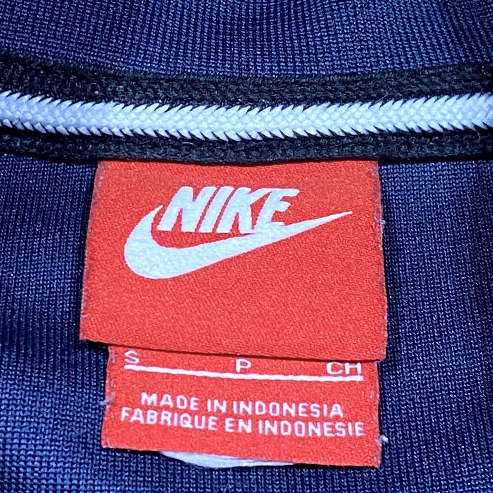 Nike Nike Track Jacket Small Mens Navy & White Full Zip Up Front Pockets 839148-451 Size US S / EU 44-46 / 1 - 7 Thumbnail