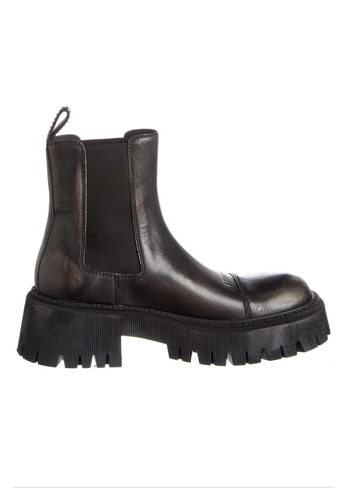 Balenciaga Leather Fadded Mud Tractor Boots Size US 10 / EU 43 - 2 Thumbnail