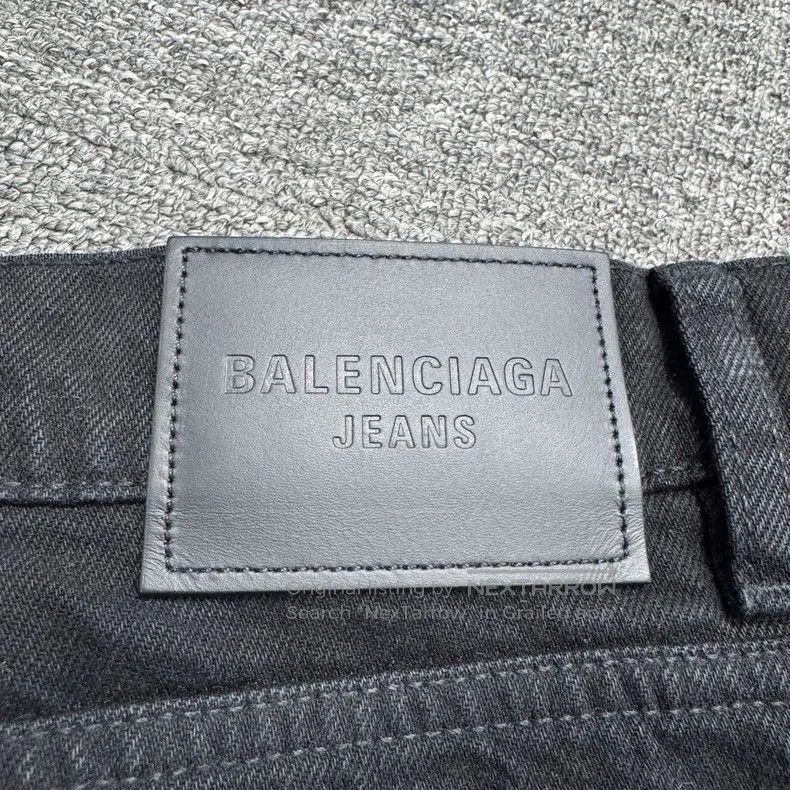 Balenciaga Balenciaga Leather Patch Denim Jeans. Size US 29 - 6 Thumbnail