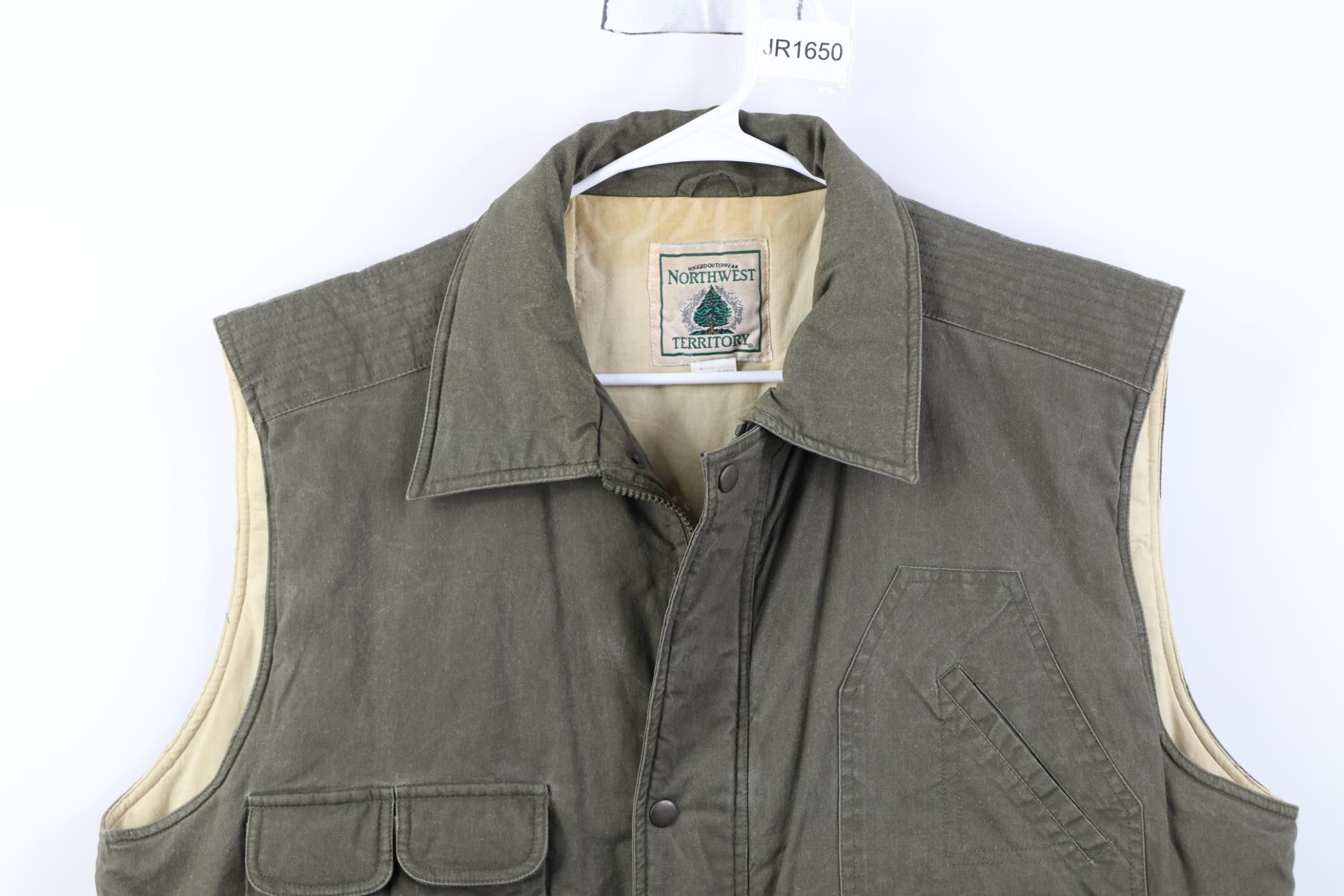 Vintage Vintage 90s Streetwear Tactical Puffer Vest Jacket Green Size US L / EU 52-54 / 3 - 2 Thumbnail