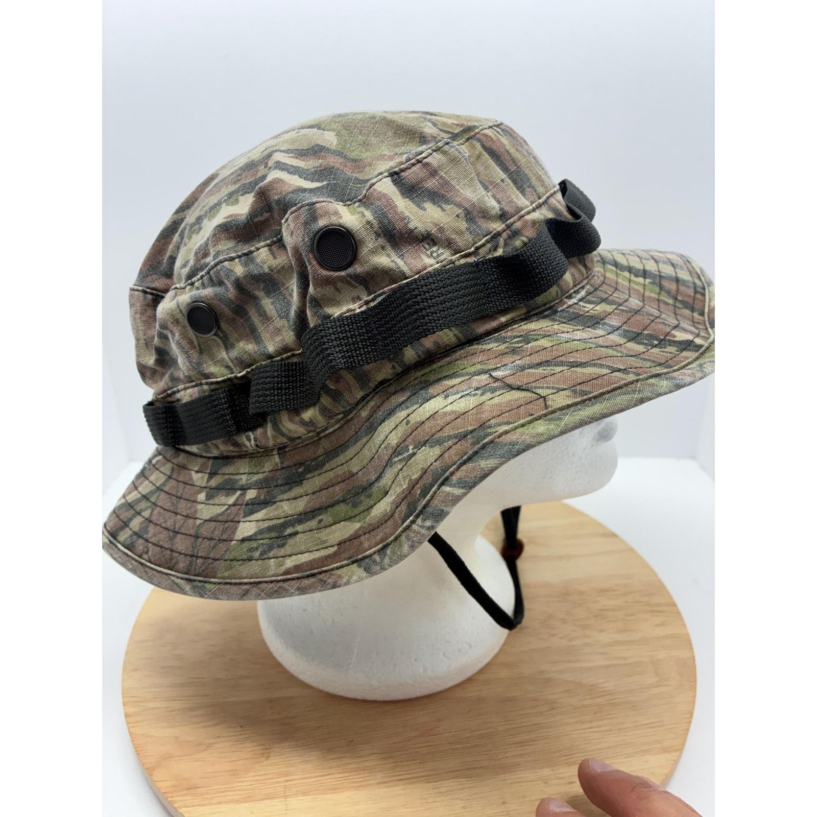 Other Vintage 1992 U.S. Military Boonie Hat Woodland Size 7 1/2 Size ONE SIZE - 8 Thumbnail