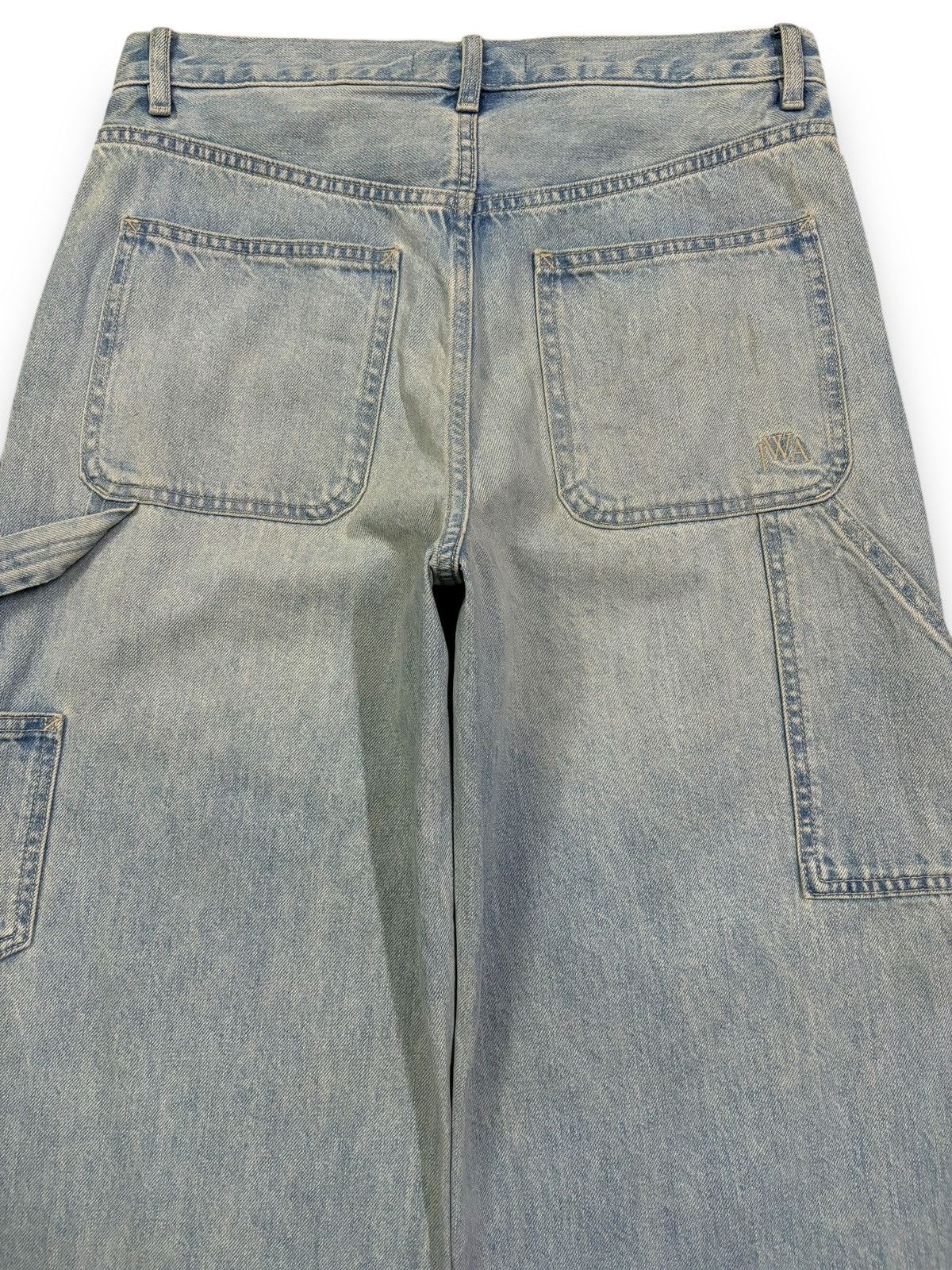 JW Anderson × Uniqlo Vintage JW Anderson x Uniqlo Blue Wash Baggy Carpenter Jeans Size US 30 / EU 46 - 9 Thumbnail