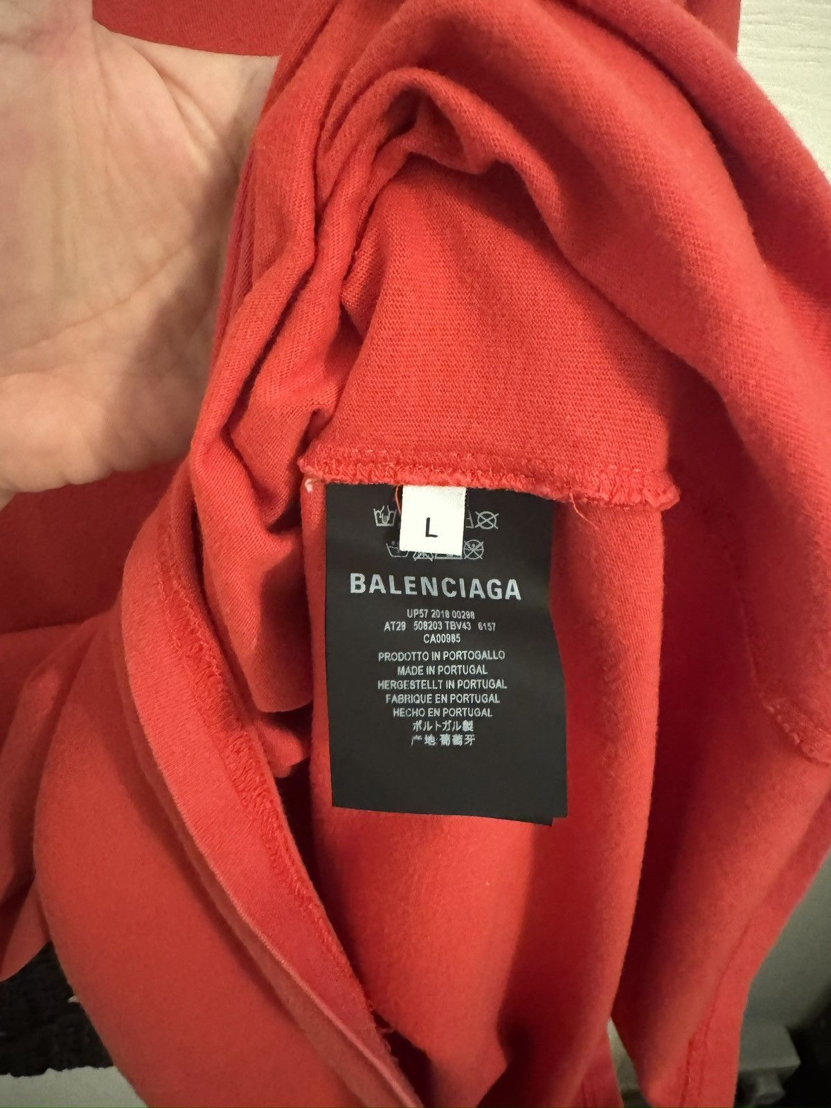 Balenciaga Balenciaga men tee shirt T shirt Size L Size US L / EU 52-54 / 3 - 6 Thumbnail