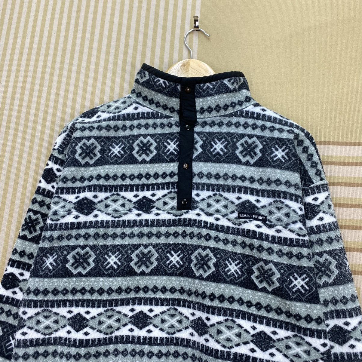 L.L. Bean 🫶Vintage Ramjet Freak Thermo Fleece geometric Aztec pattern Size US M / EU 48-50 / 2 - 4 Thumbnail