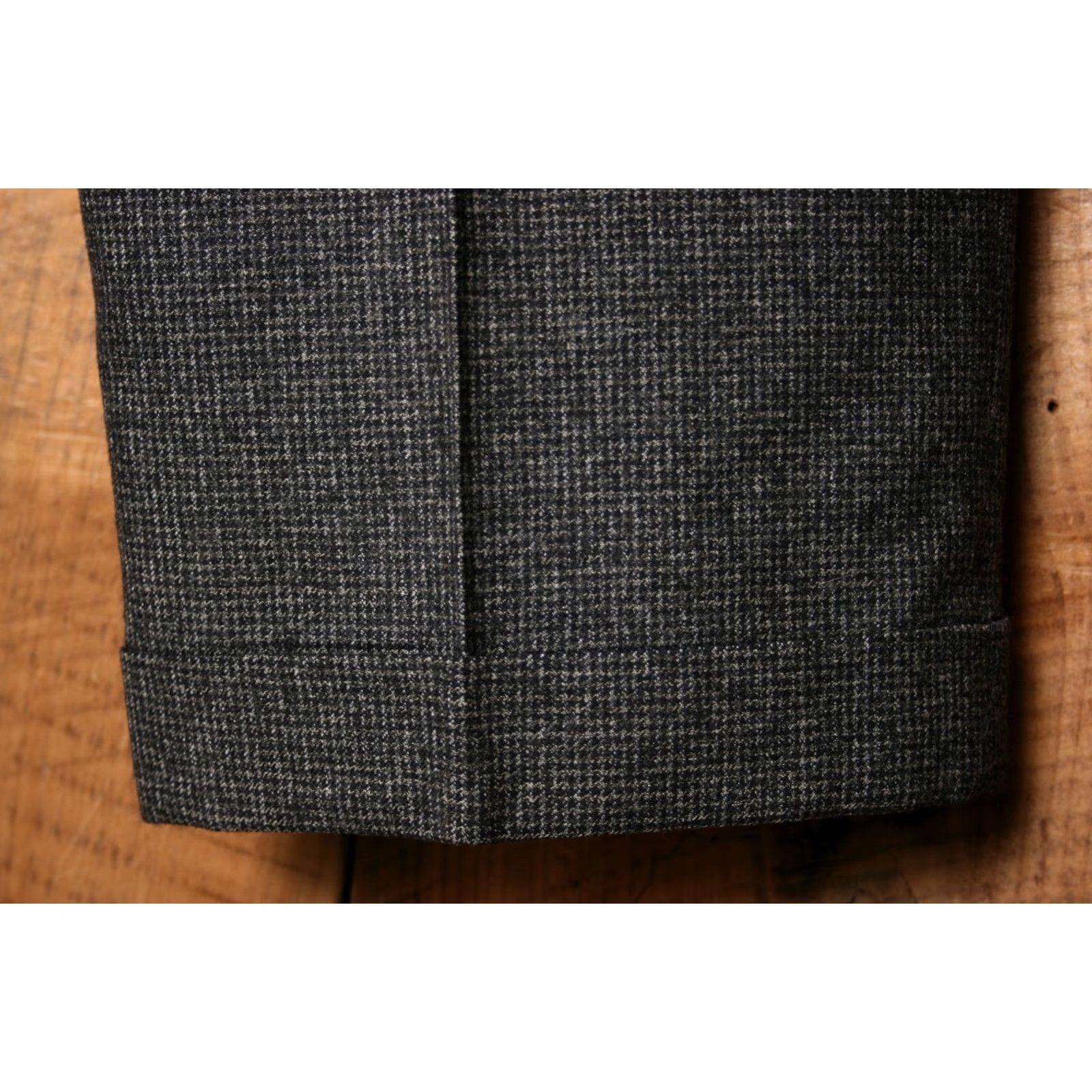 Vintage VINTAGE BALLIN Dress Pants Houndstooth Wool Pleated 100% Black Gray Sz. 40 Mens Size US 40 / EU 56 - 7 Thumbnail