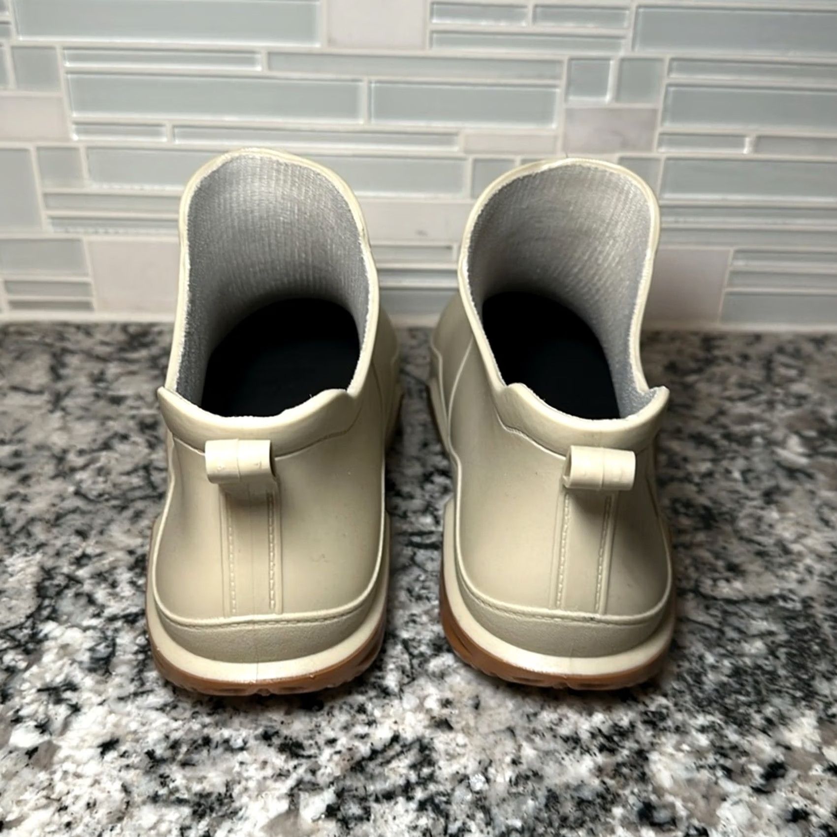 Rains VINTAGE Weimuta Rain Boot Women Tan 11.5 US 43 Light Tan Size 11.5 Women Rain Boot MS6624 Mens? Size US 12 / IT 42 - 4 Thumbnail