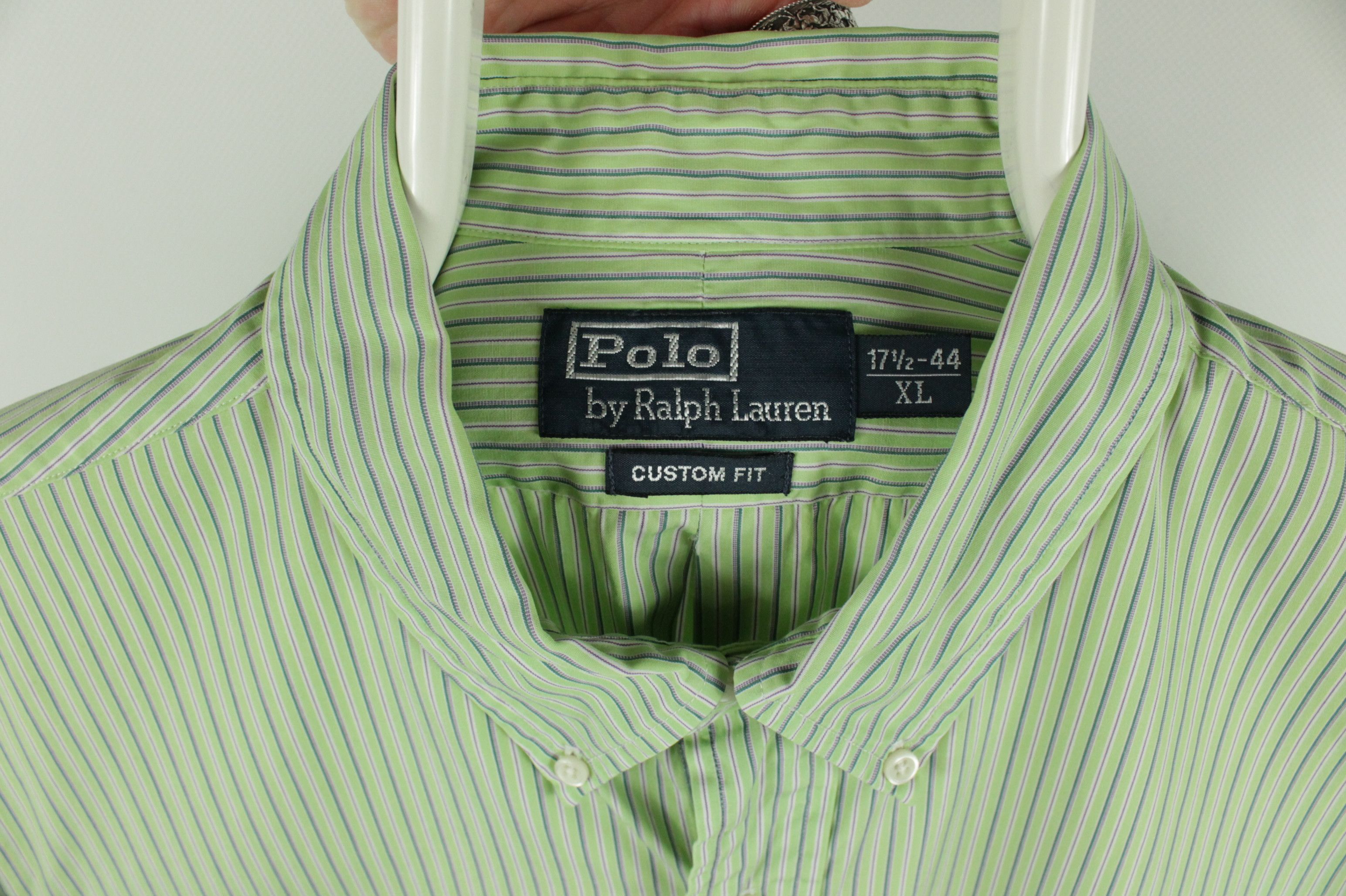 Polo Ralph Lauren Vintage Polo Ralph Lauren Striped Formal Shirt Size US XL / EU 56 / 4 - 3 Thumbnail
