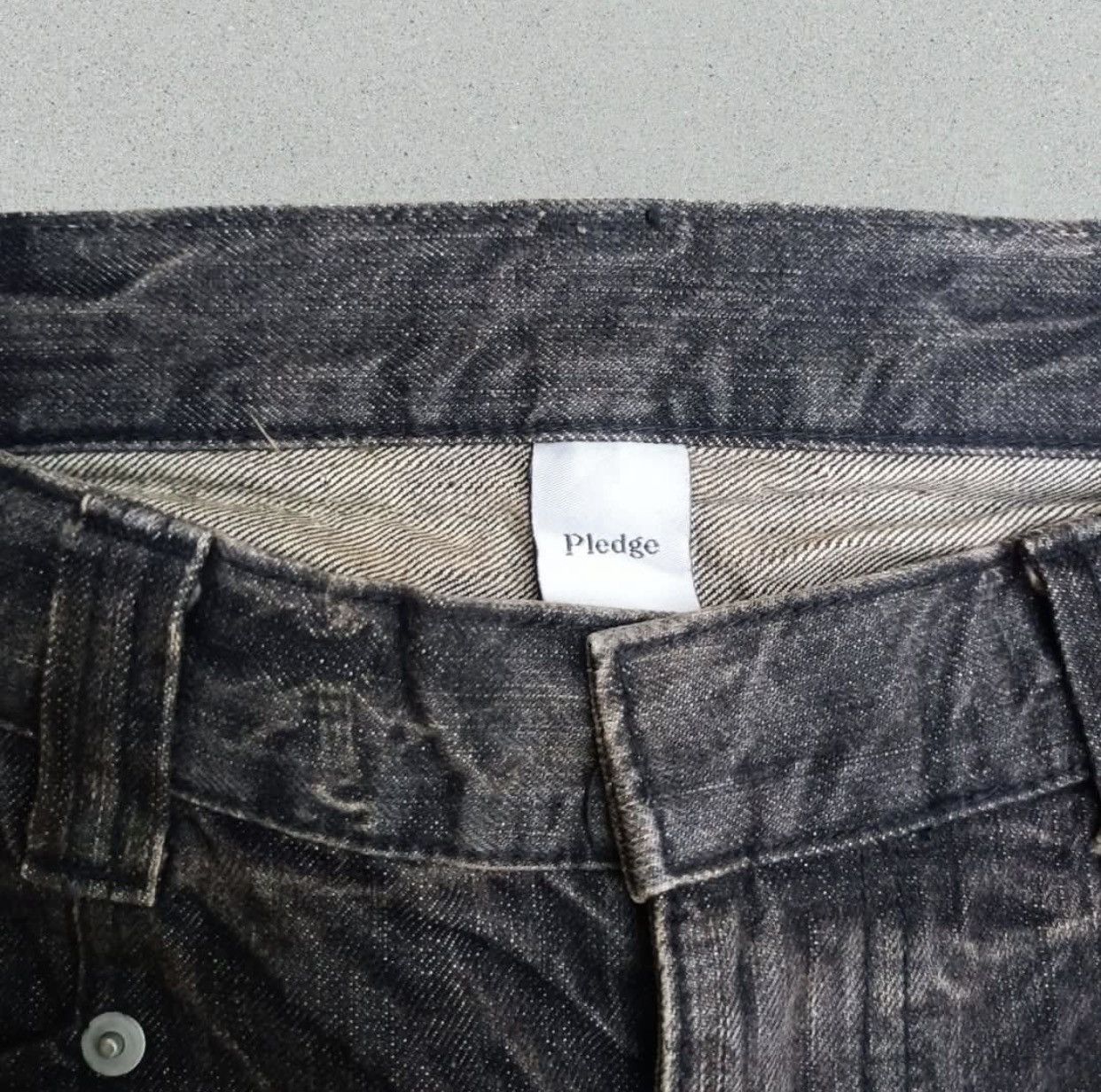 Pledge PLEDGE ACID WASH JAPANESE DENIM PANTS Size US 32 / EU 48 - 5 Thumbnail