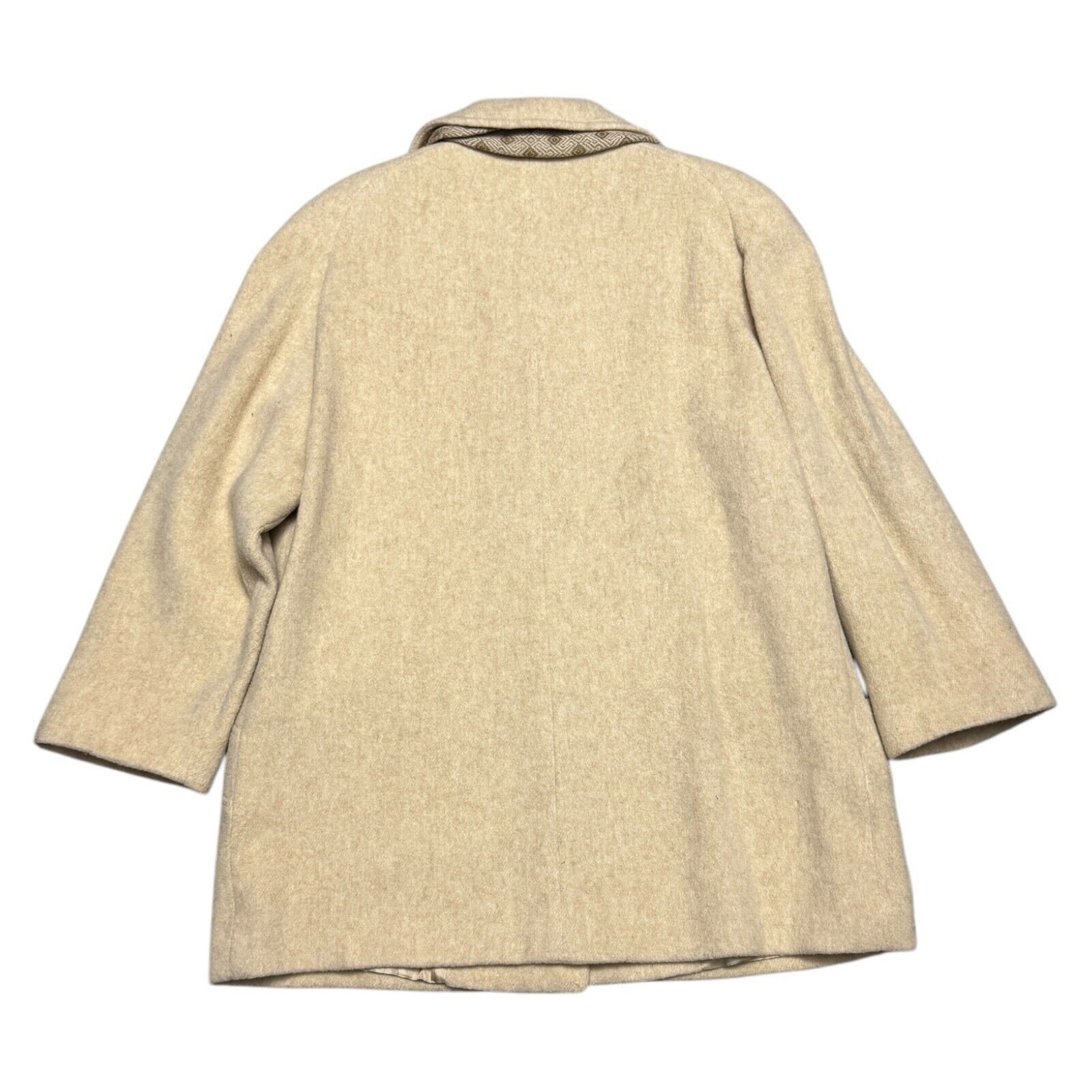 Vintage HERMAN KAY Vintage Wool Business Winter Coat Petite XL Size XL / US 12-14 / IT 48-50 - 5 Thumbnail