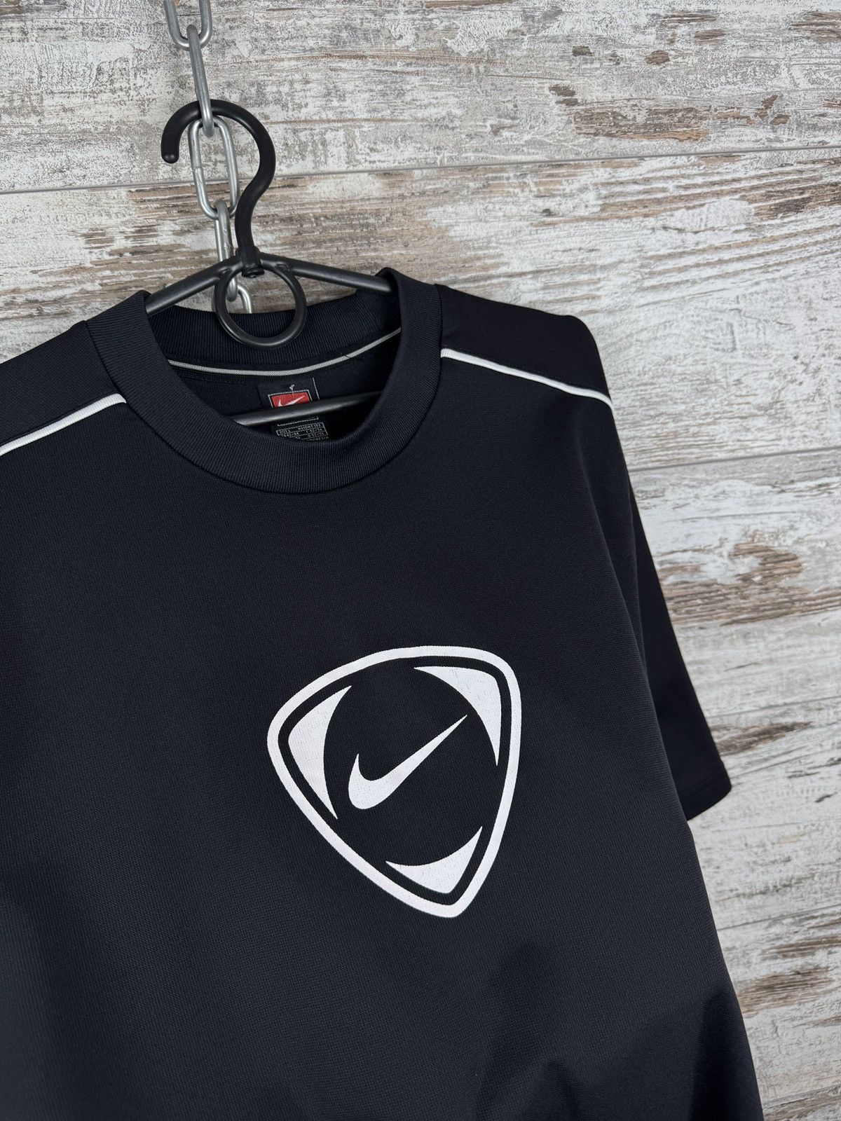Nike Mens Vintage Nike Football Template Big Logo T-Shirt tee Size US L / EU 52-54 / 3 - 4 Thumbnail
