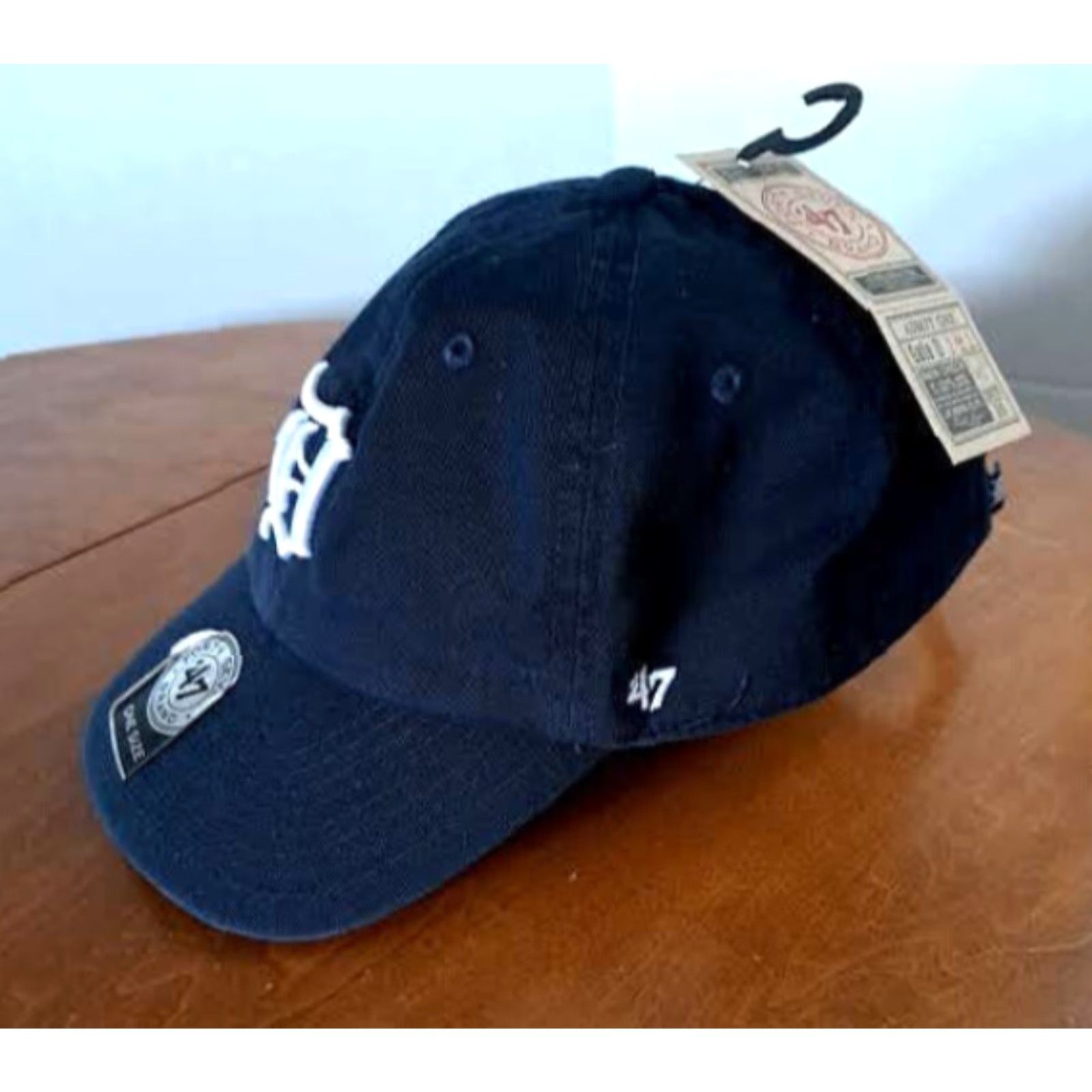 47 47 Brand Detroit Tigers Baseball Hat NWT Adjustable Black Cotton Men Baseball Cap Eastown Distributors Large Collection Size ONE SIZE - 4 Thumbnail