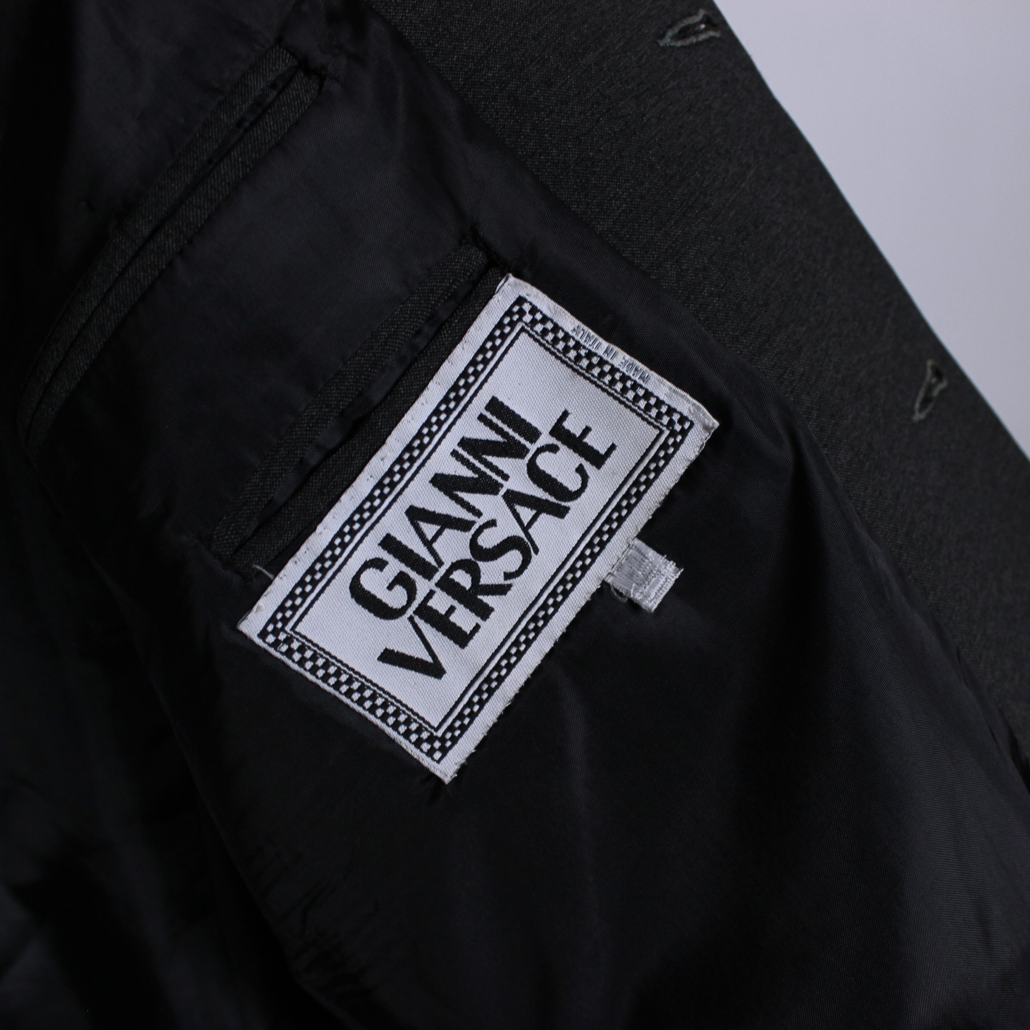Versace Gianni Versace blazer medusa wool gray 50 52 Size 42R - 7 Thumbnail